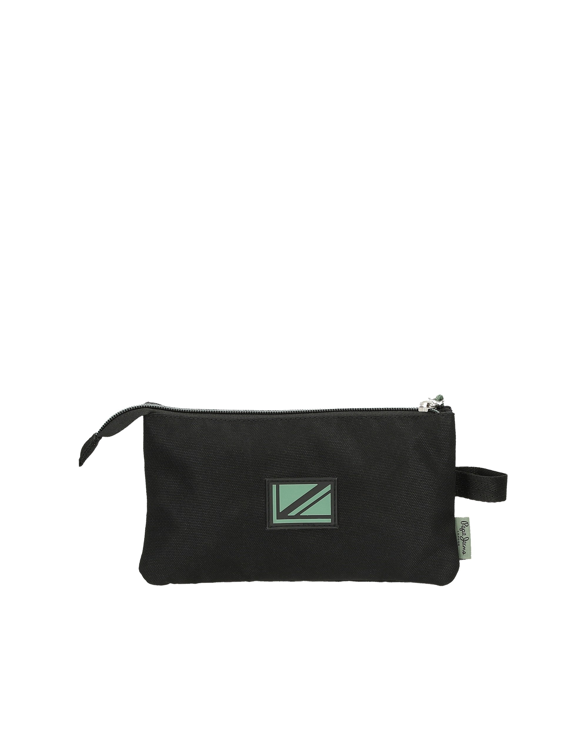 Estojo Pepe Jeans Davis Três Compartimentos Preto-3