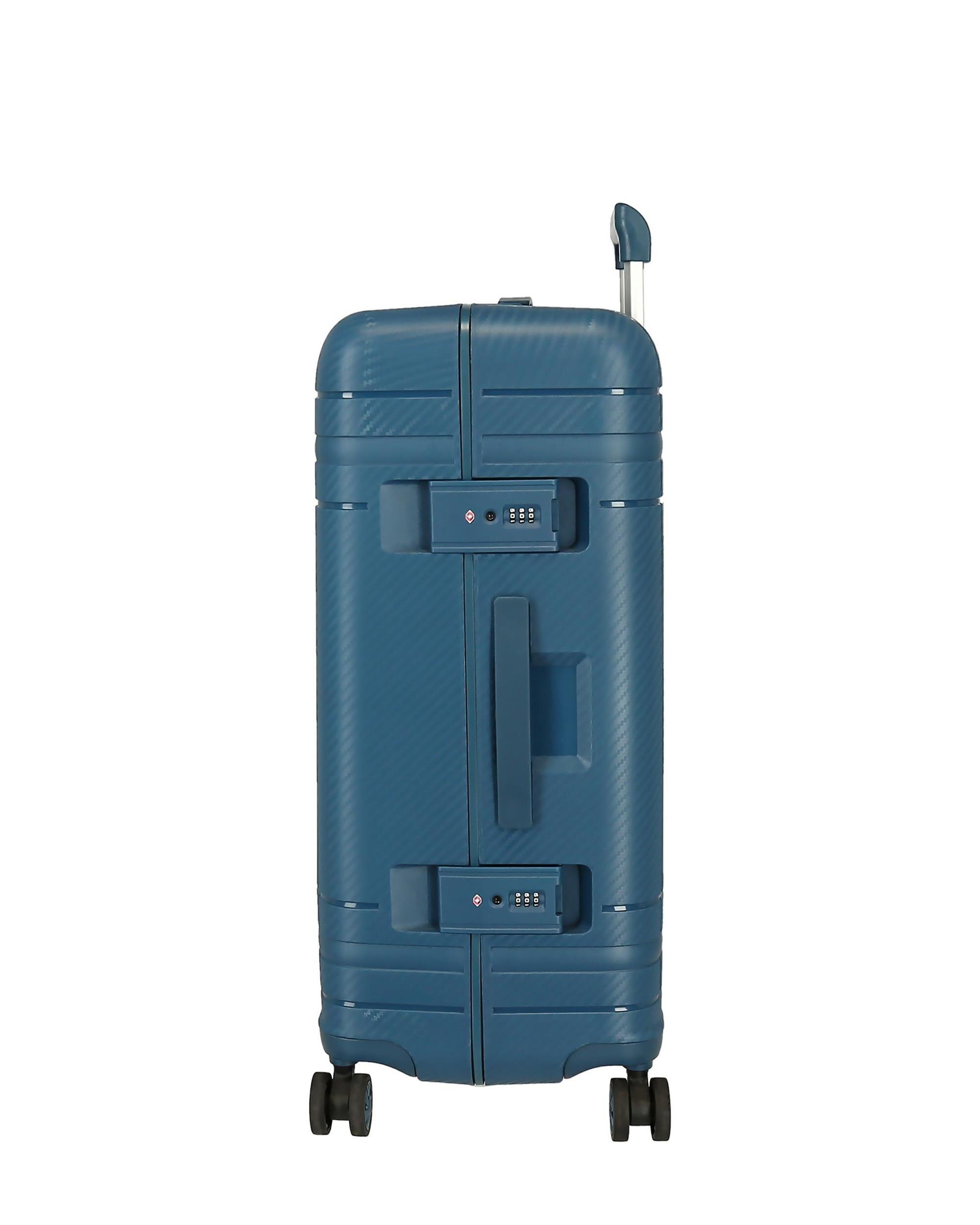Conjunto de Trolleys (Cabine, Media e Grande) Dimension Rígidos 216L Azul-2