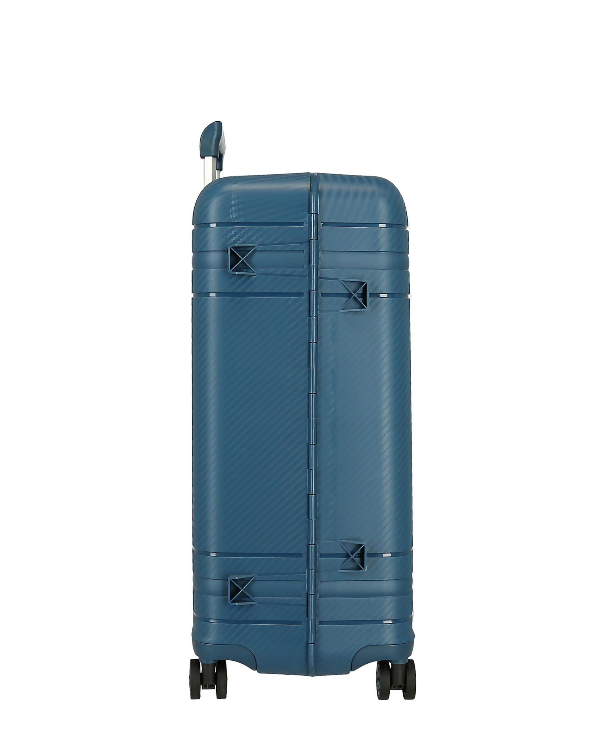 Conjunto de Trolleys (Cabine, Media e Grande) Dimension Rígidos 216L Azul-4