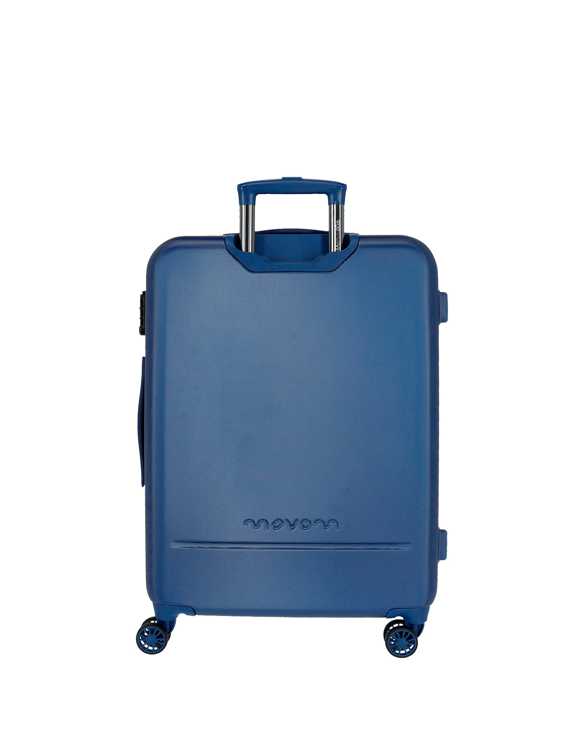 Mala Média Movom Galaxy Rígida 68cm Azul-marinho-3