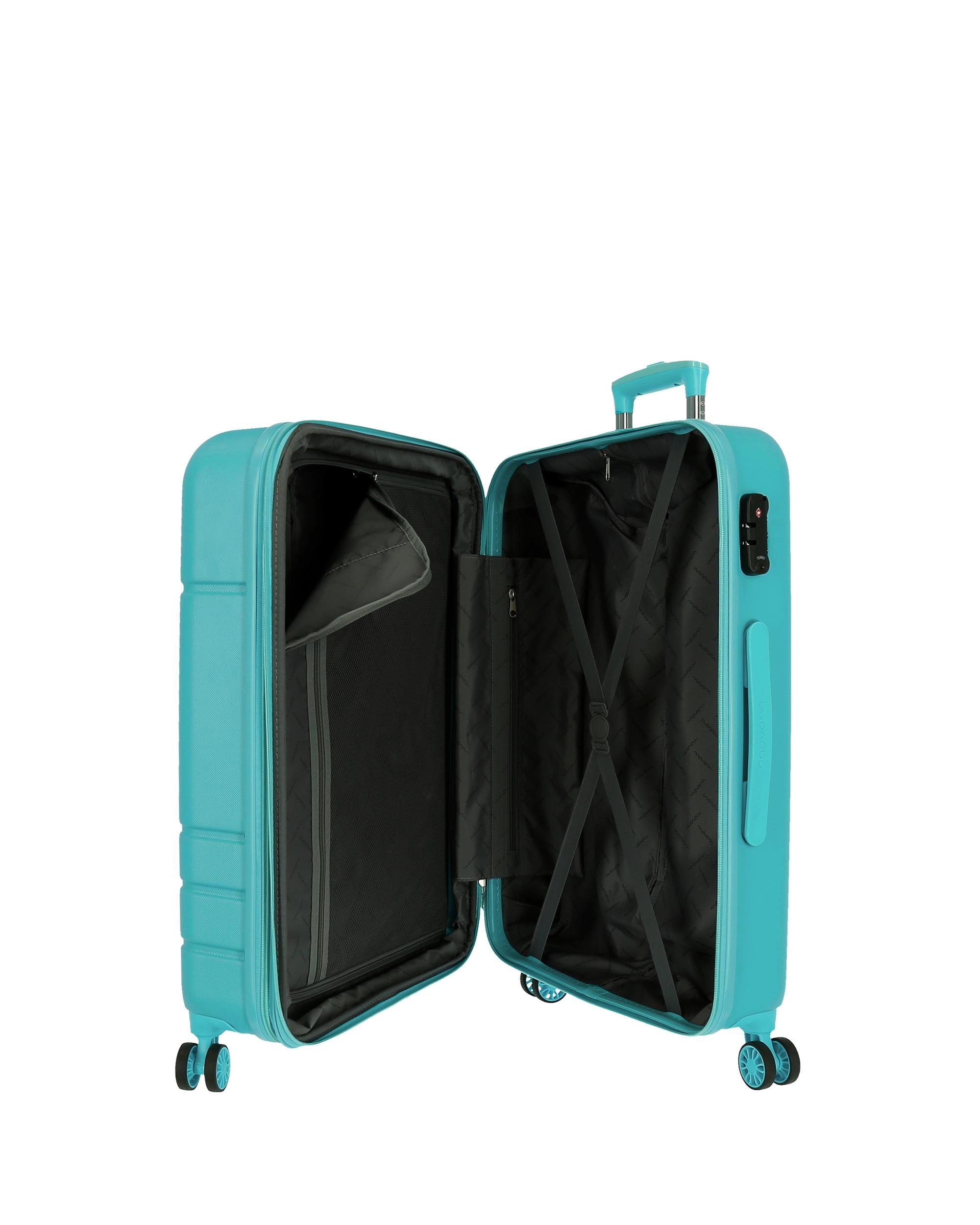 Trolley Médio Galaxy Rígido 74L Azul-5