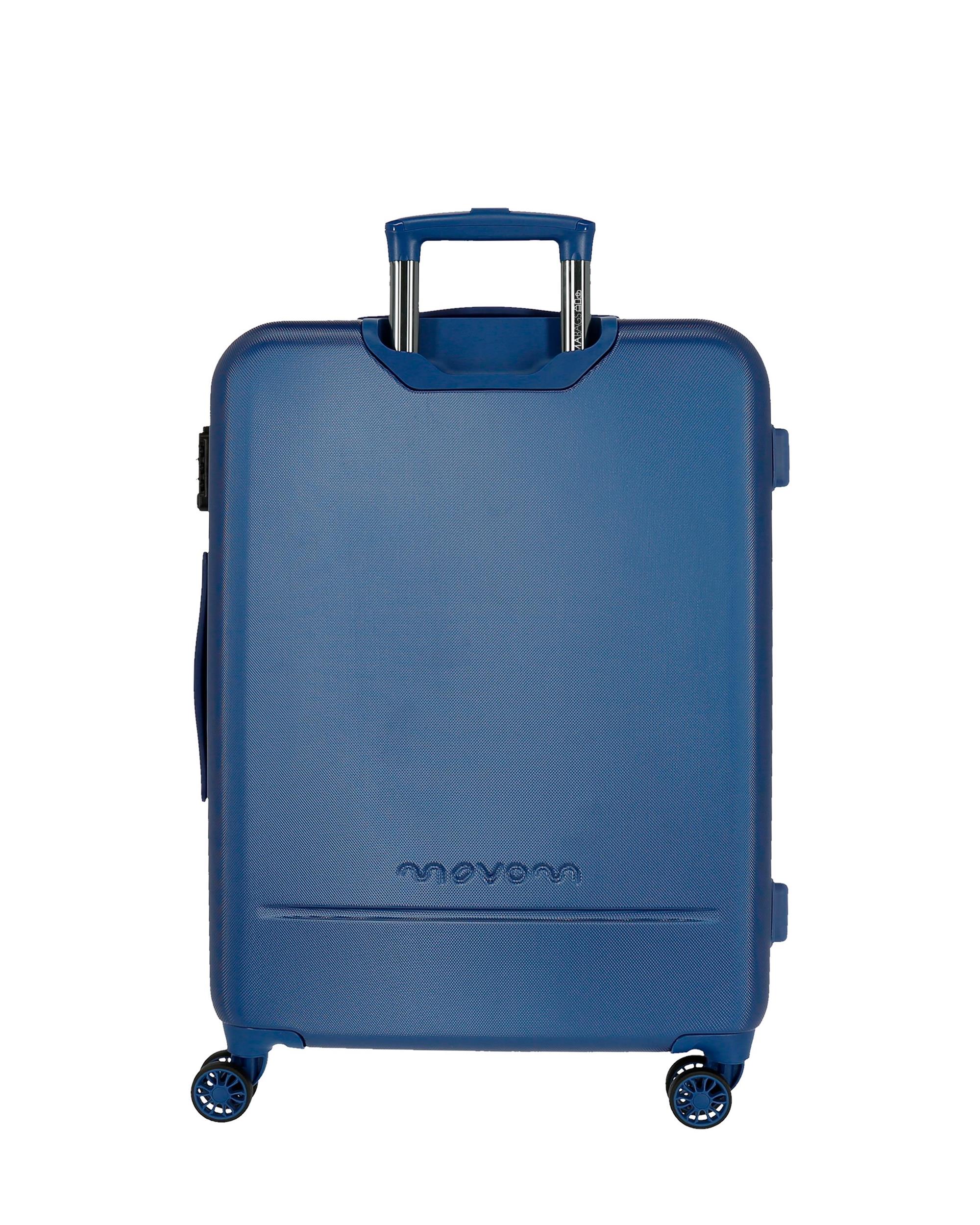 Mala Grande Movom Galaxy Rígida 78cm Azul-marinho-3