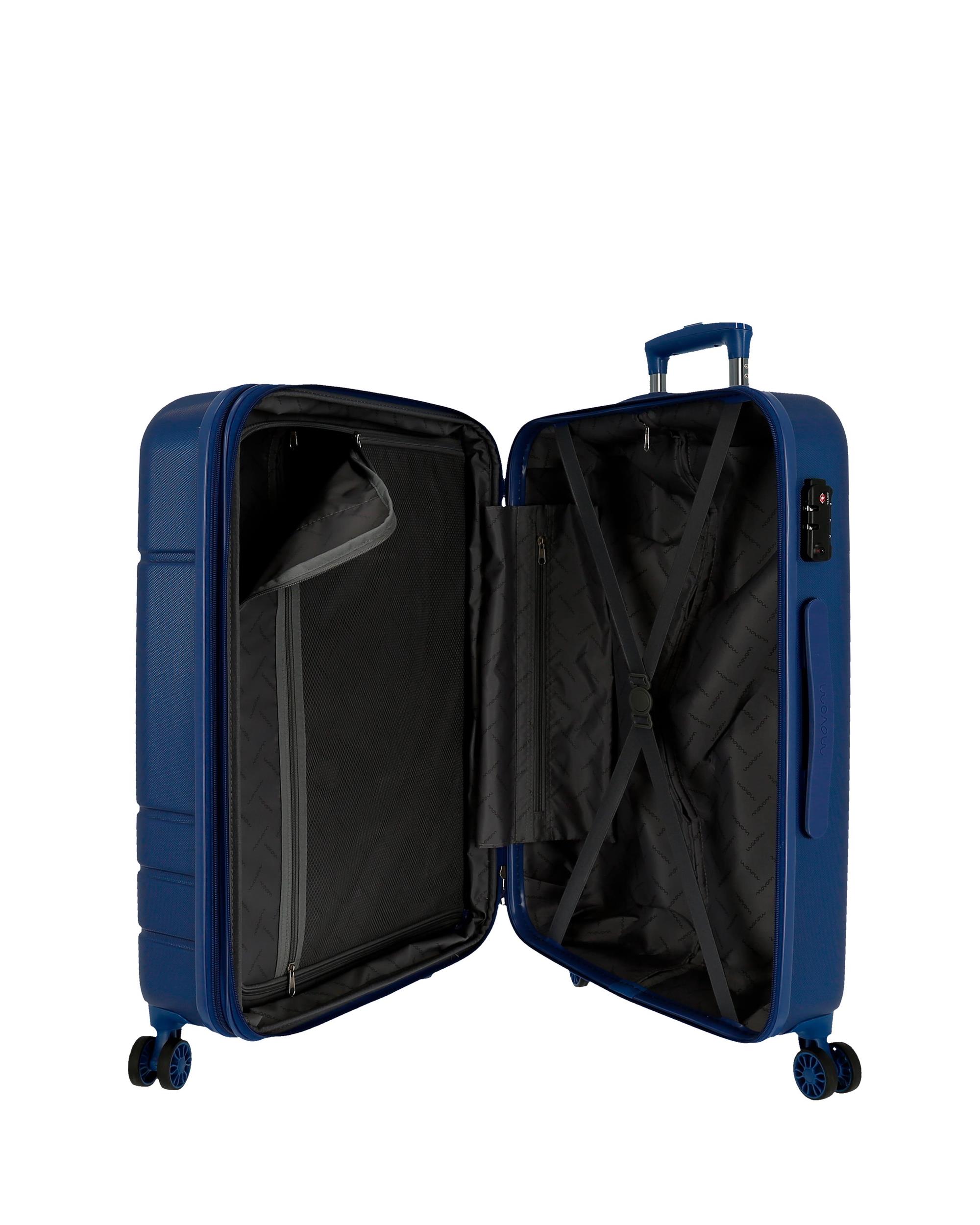 Mala Grande Movom Galaxy Rígida 78cm Azul-marinho-5