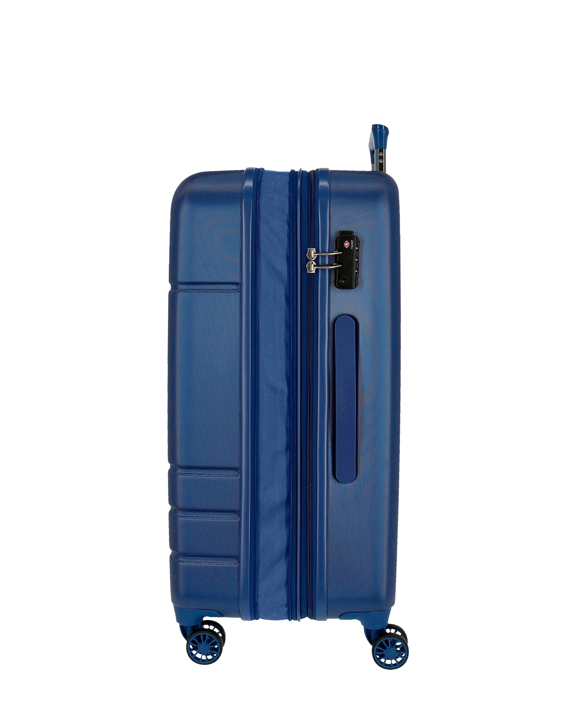 Mala Grande Movom Galaxy Rígida 78cm Azul-marinho-6