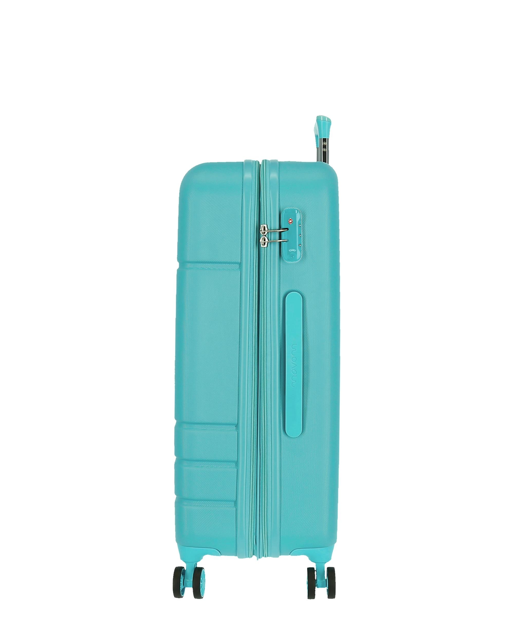 Conjunto de Malas Movom Galaxy Rígidas 55-68-78cm em Turquesa Azul-2