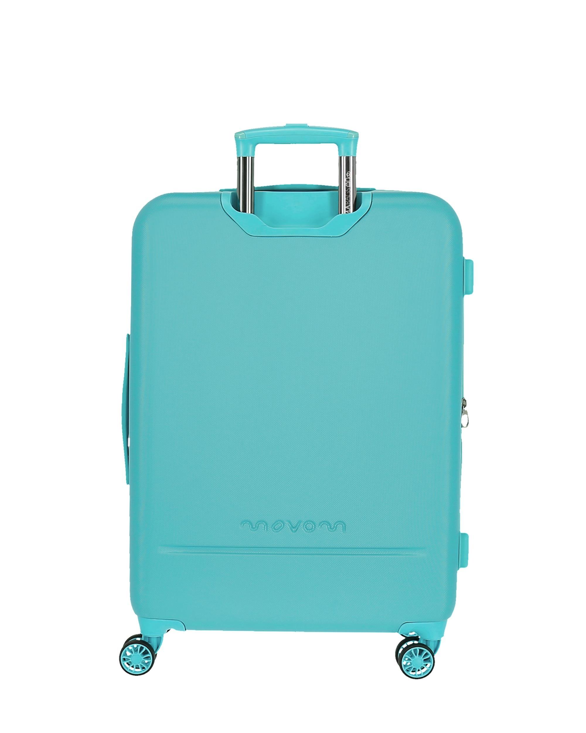 Conjunto de Malas Movom Galaxy Rígidas 55-68-78cm em Turquesa Azul-3
