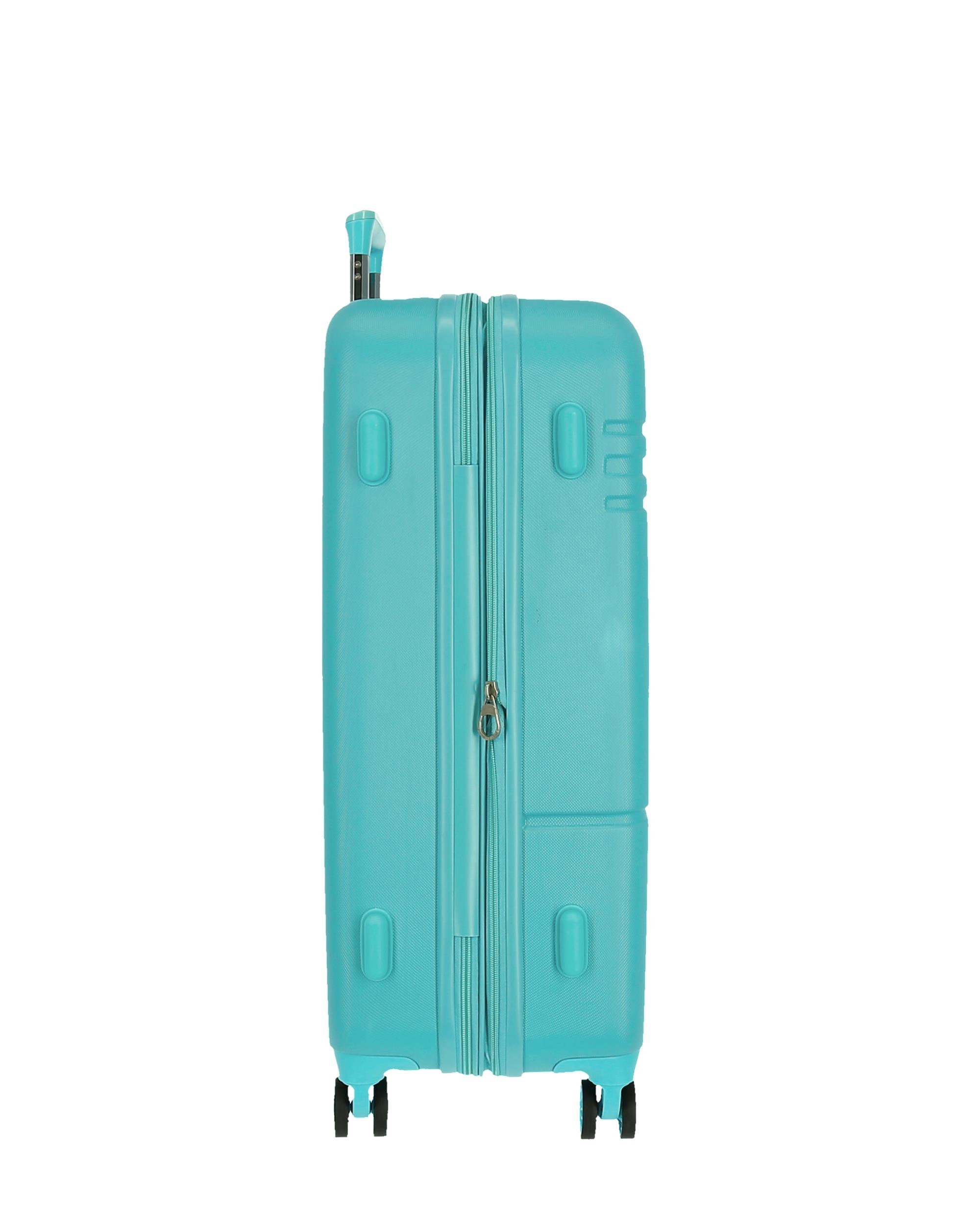 Conjunto de Malas Movom Galaxy Rígidas 55-68-78cm em Turquesa Azul-4