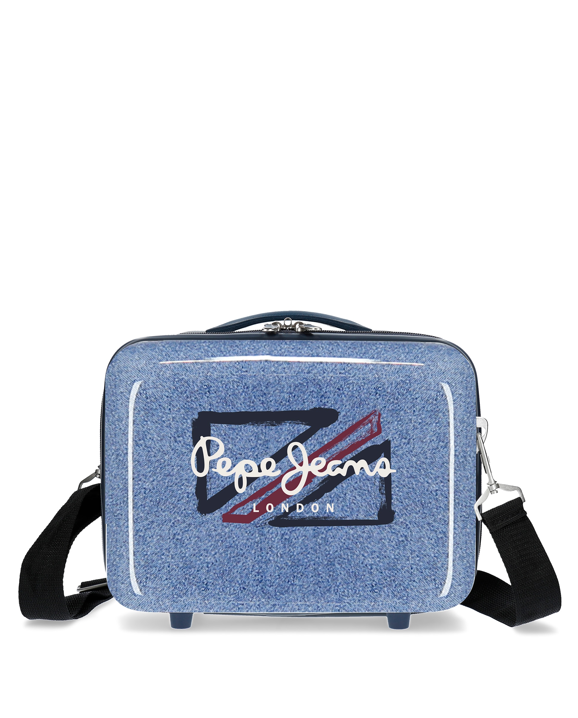 Necessaire Adaptável a Trolley Digital Rígido com Capacidade de 9l Azul-claro-1