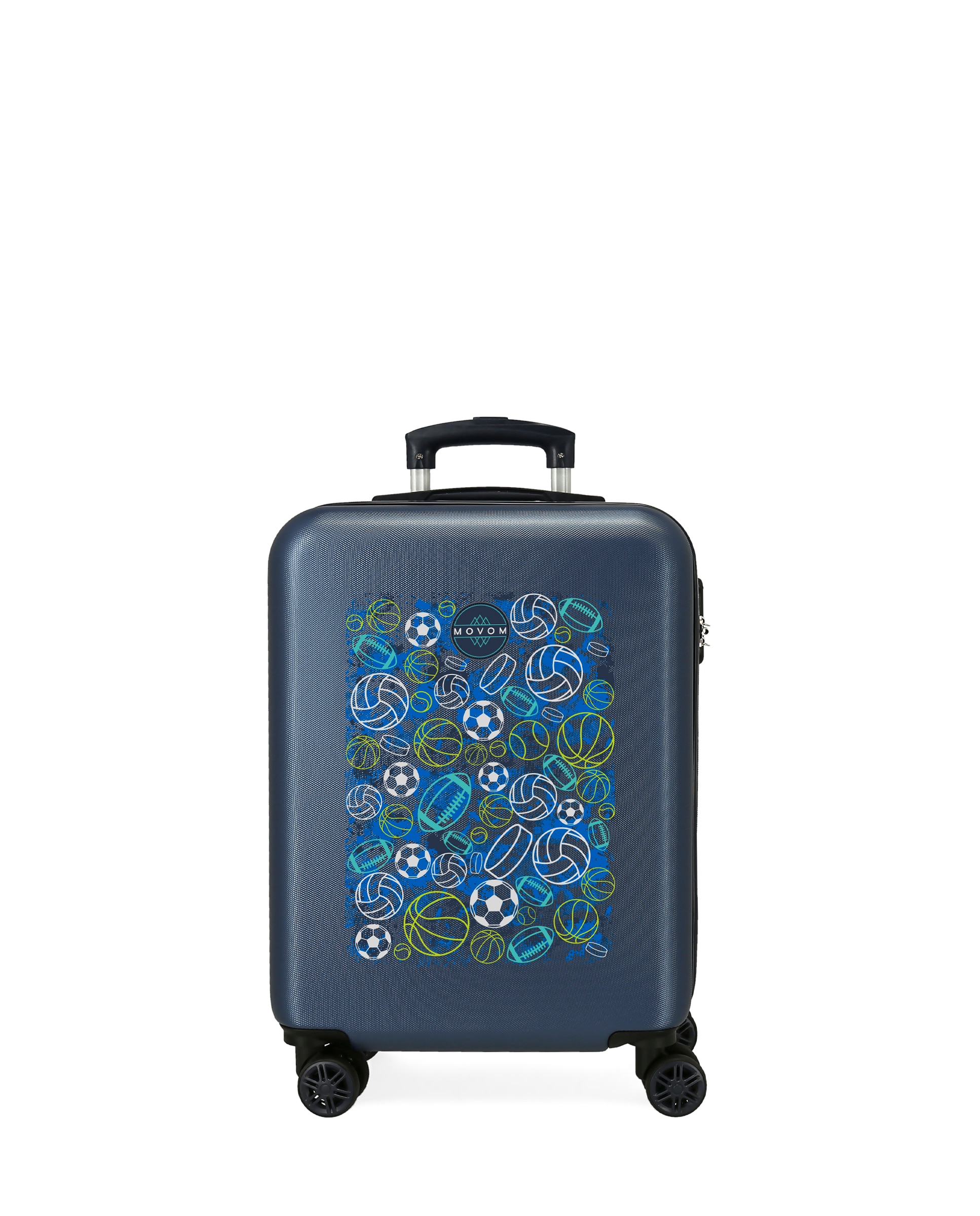 Mala de Cabine Balls Rígida com Capacidade de 35l Azul-escuro-1