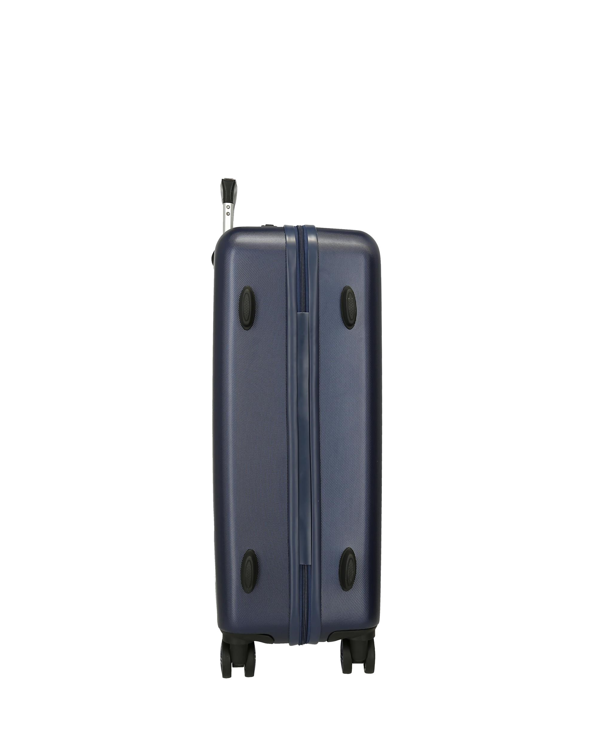 Conjunto de Malas (cabine e Média) Dreams Time Rígidas com Capacidade de 91l Azul-marinho-4