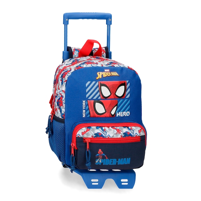 Imagem 0 de Mochila Pré-Escolar Marvel Spiderman Hero 28Cm com Carro