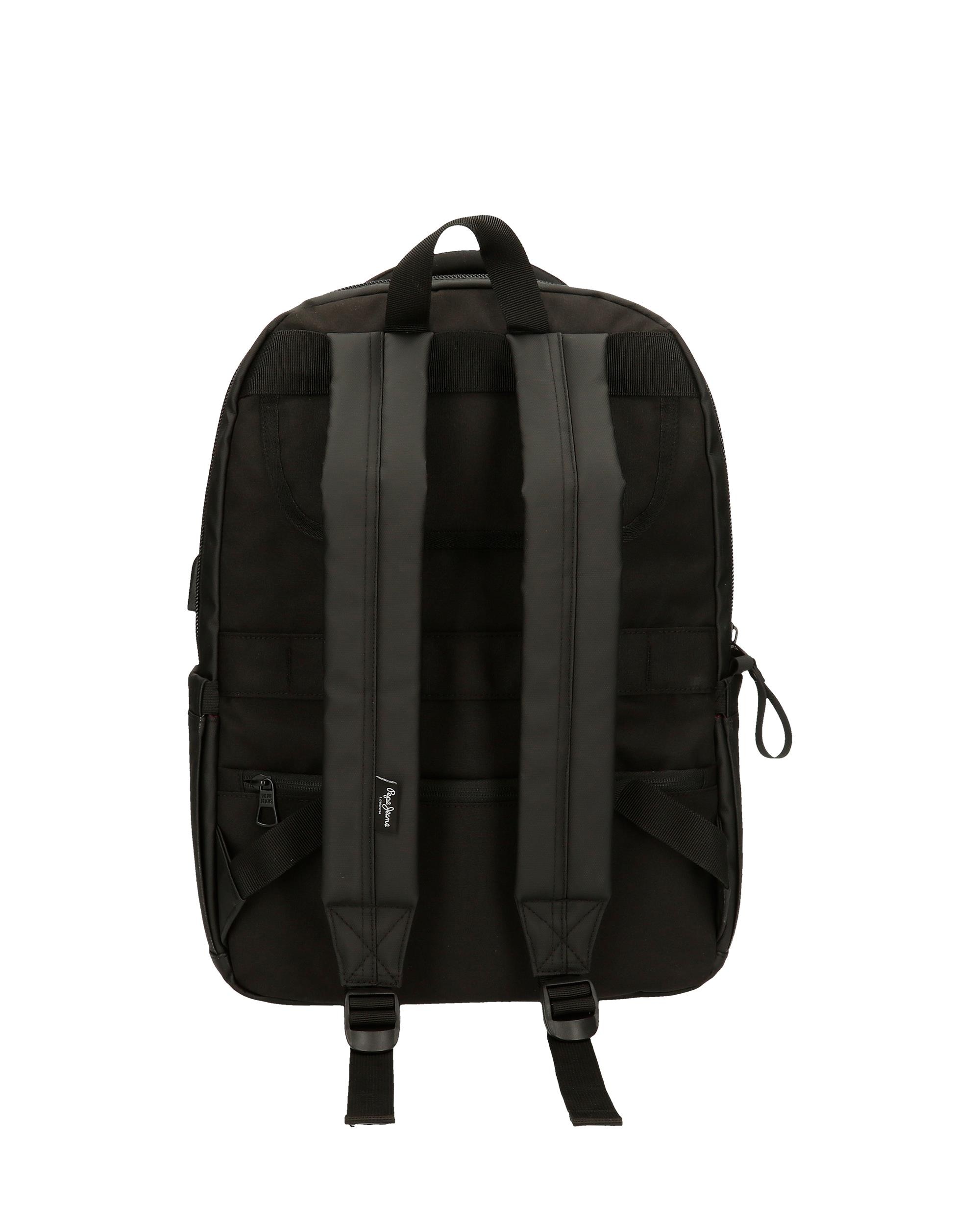 Mochila Porta Computador e Tablet 3 Compartimentos Pepe Jeans Hoxton Cinzento Azul-3