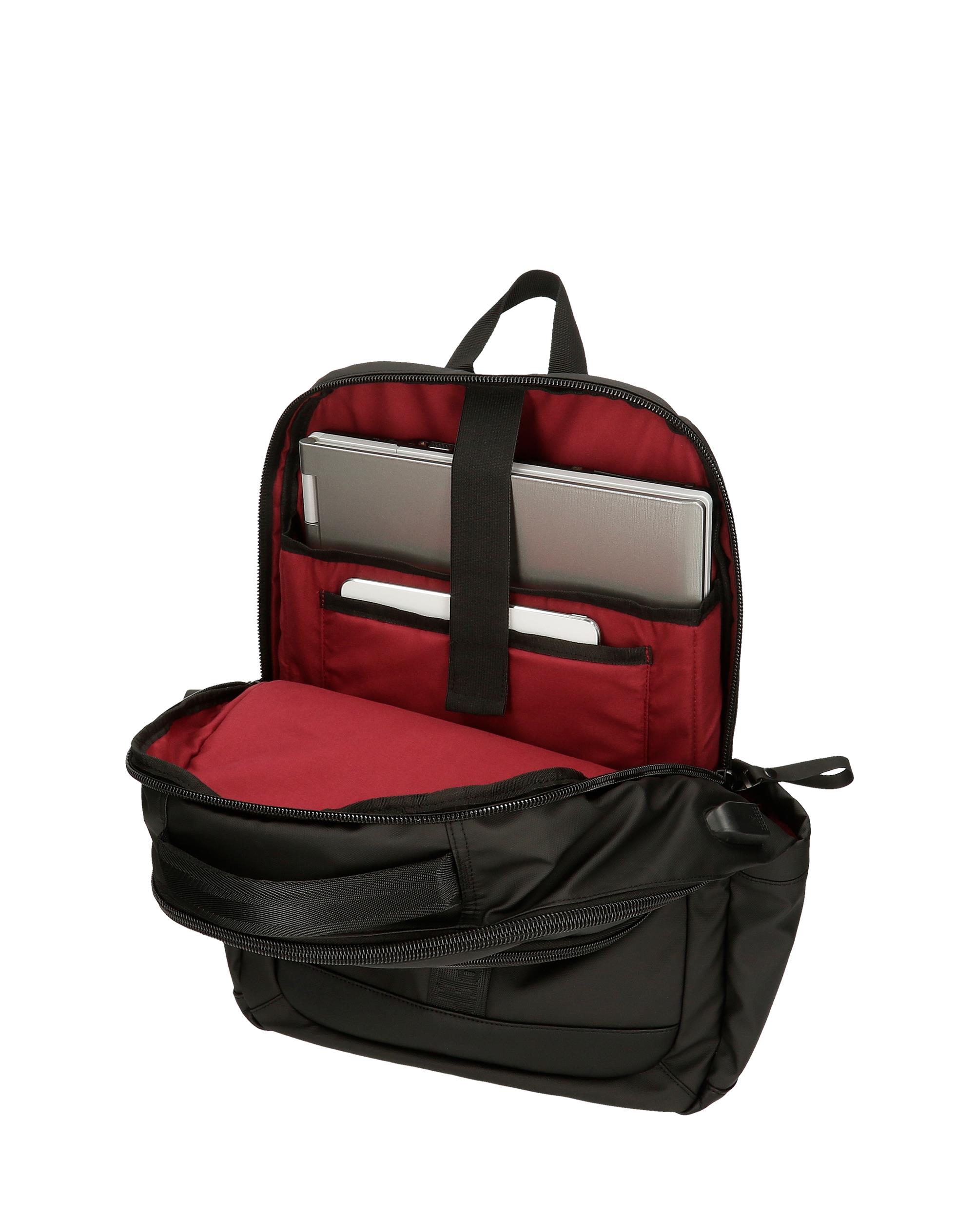 Mochila Porta Computador e Tablet 3 Compartimentos Pepe Jeans Hoxton Cinzento Azul-5