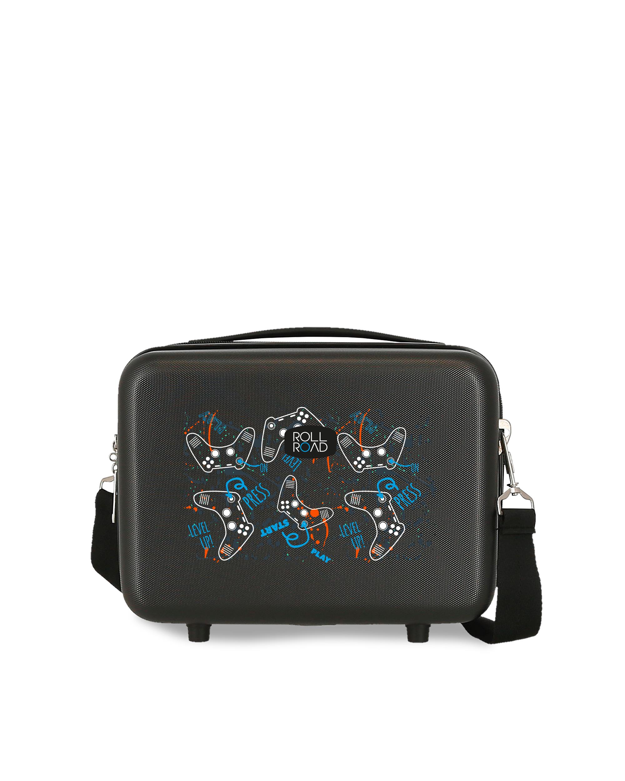 Necessaire Abs Gamers Rígido Adaptável a Trolley com Capacidade de 9l Preto-1