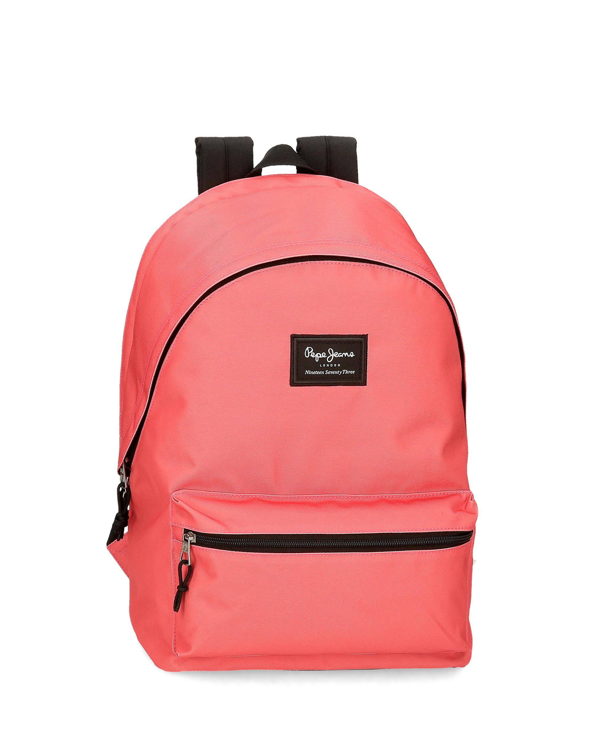 Imagem 0 de Mochila Pepe Jeans Aris Colorful Portaordenador de Dois Compartimentos Coral