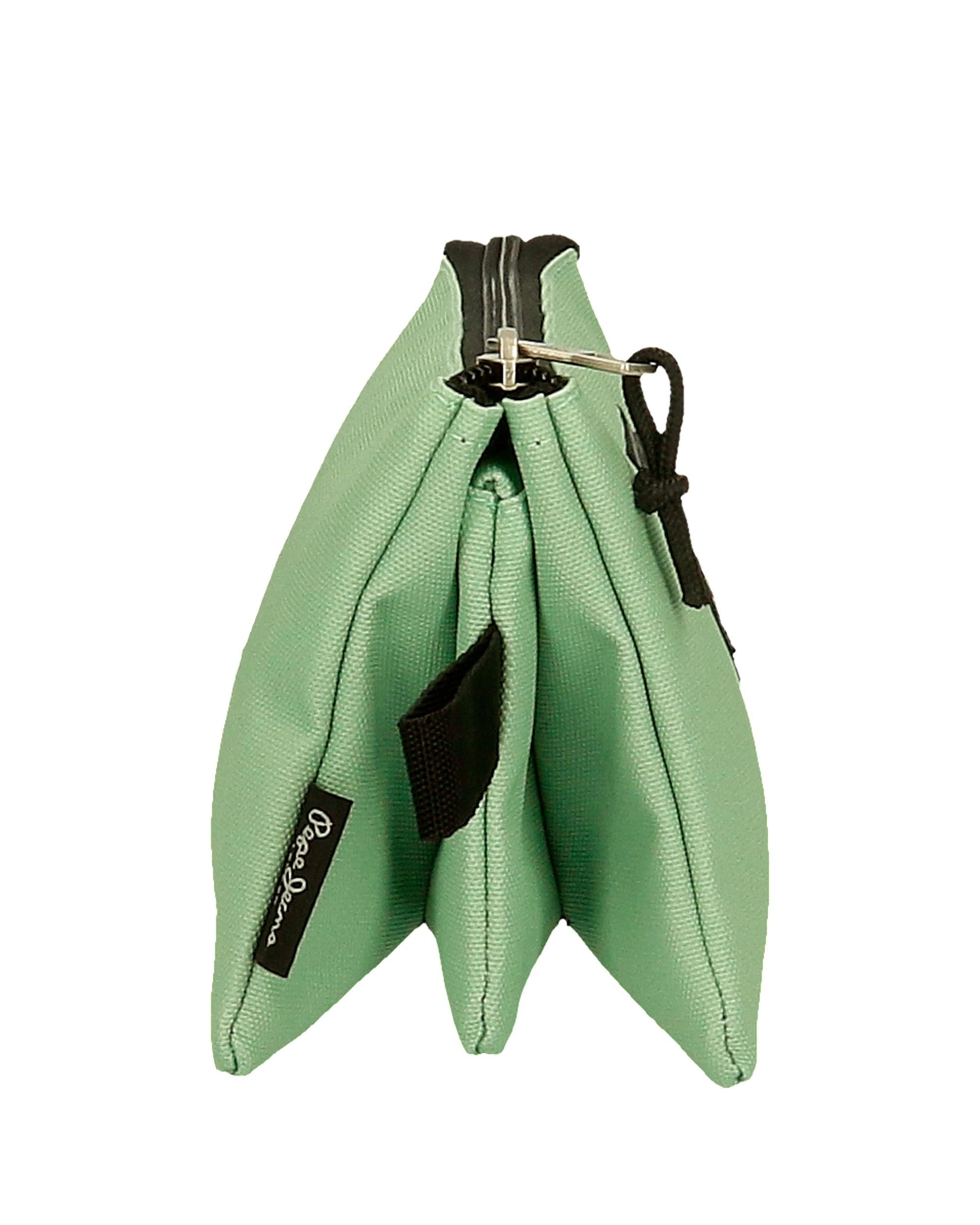 Estojo Pepe Jeans Aris Colorful Três Compartimentos em Verde Pastel Verde-2