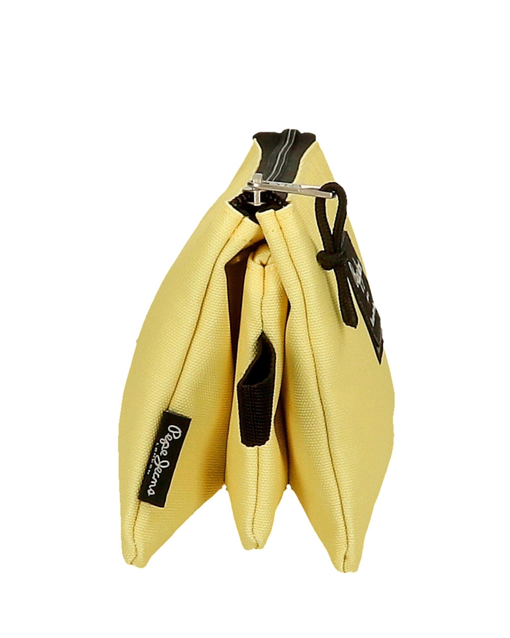 Estojo Pepe Jeans Aris Colorful Três Compartimentos em Amarelo-claro Amarelo-2