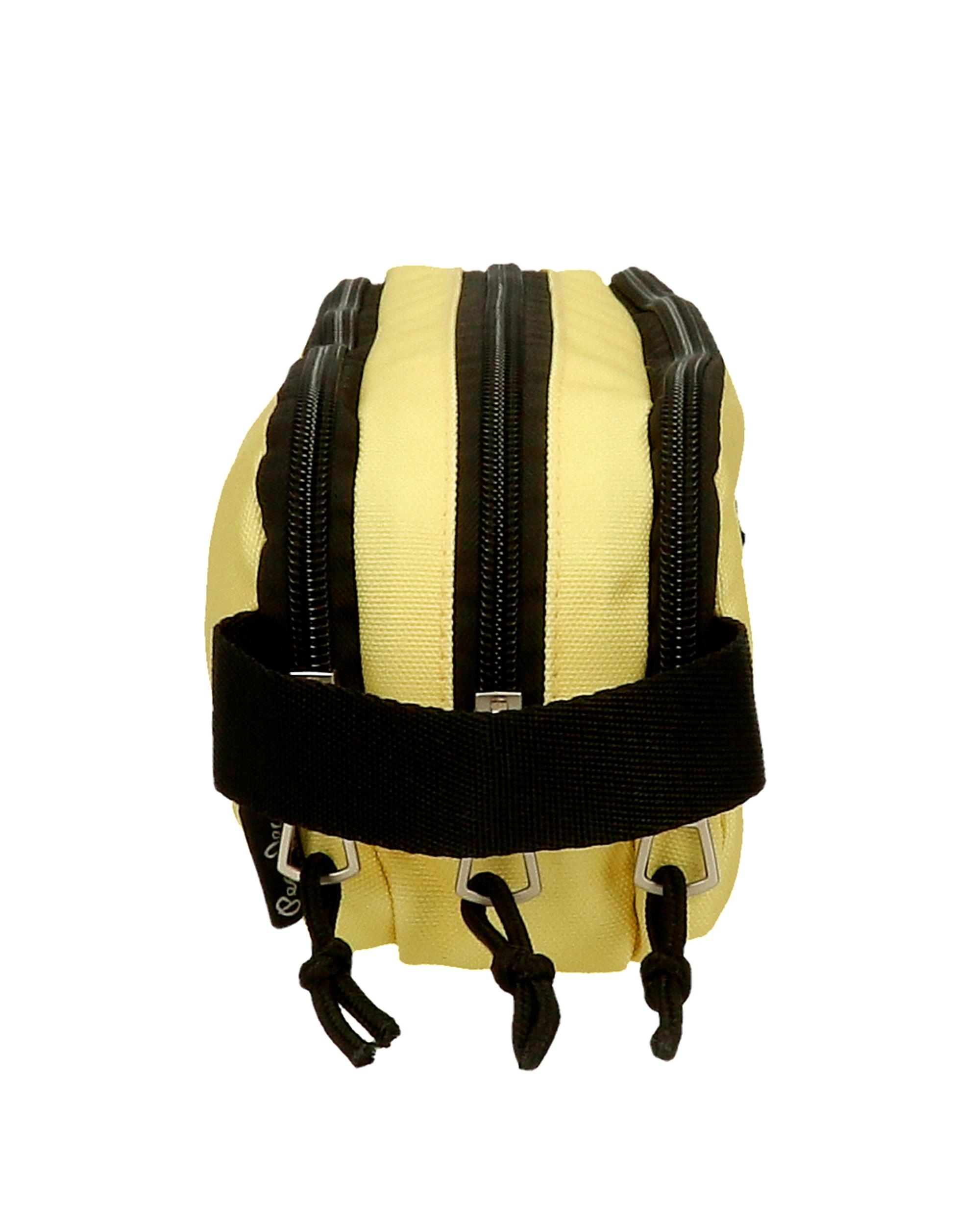 Estojo Pepe Jeans Aris Colorful Três Compartimentos em Amarelo-claro Amarelo-2