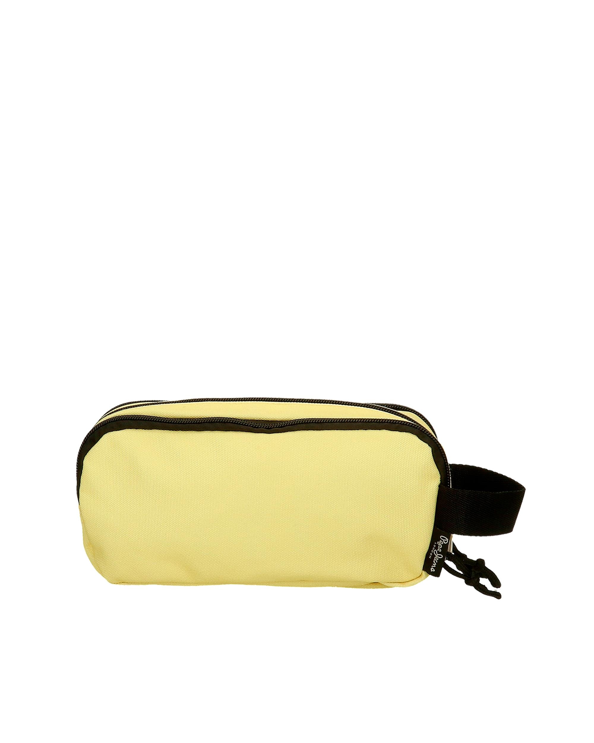 Estojo Pepe Jeans Aris Colorful Três Compartimentos em Amarelo-claro Amarelo-3