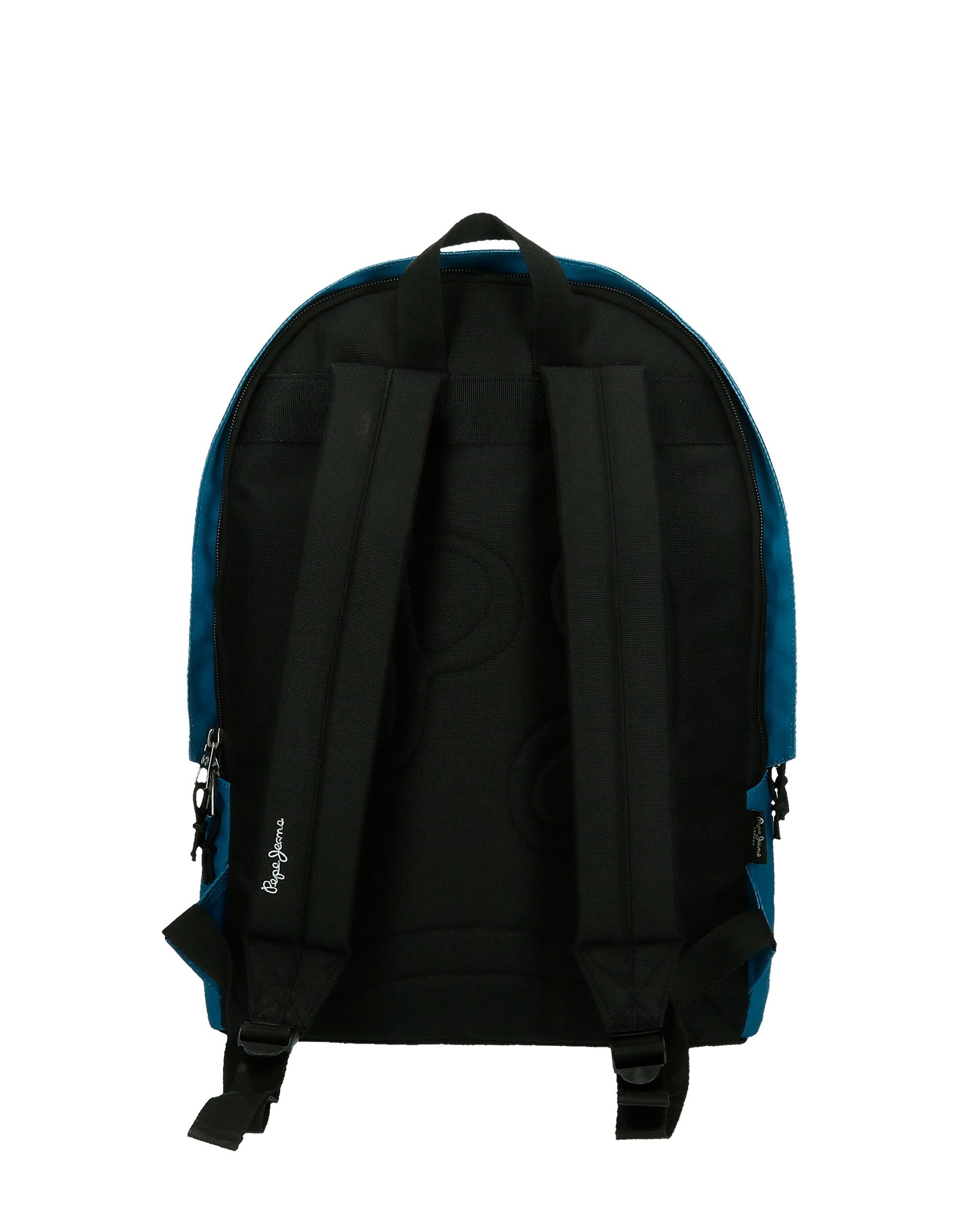 Mochila Pepe Jeans Aris Colorful Porta Computador de Dois Compartimentos em Azul Azul-3