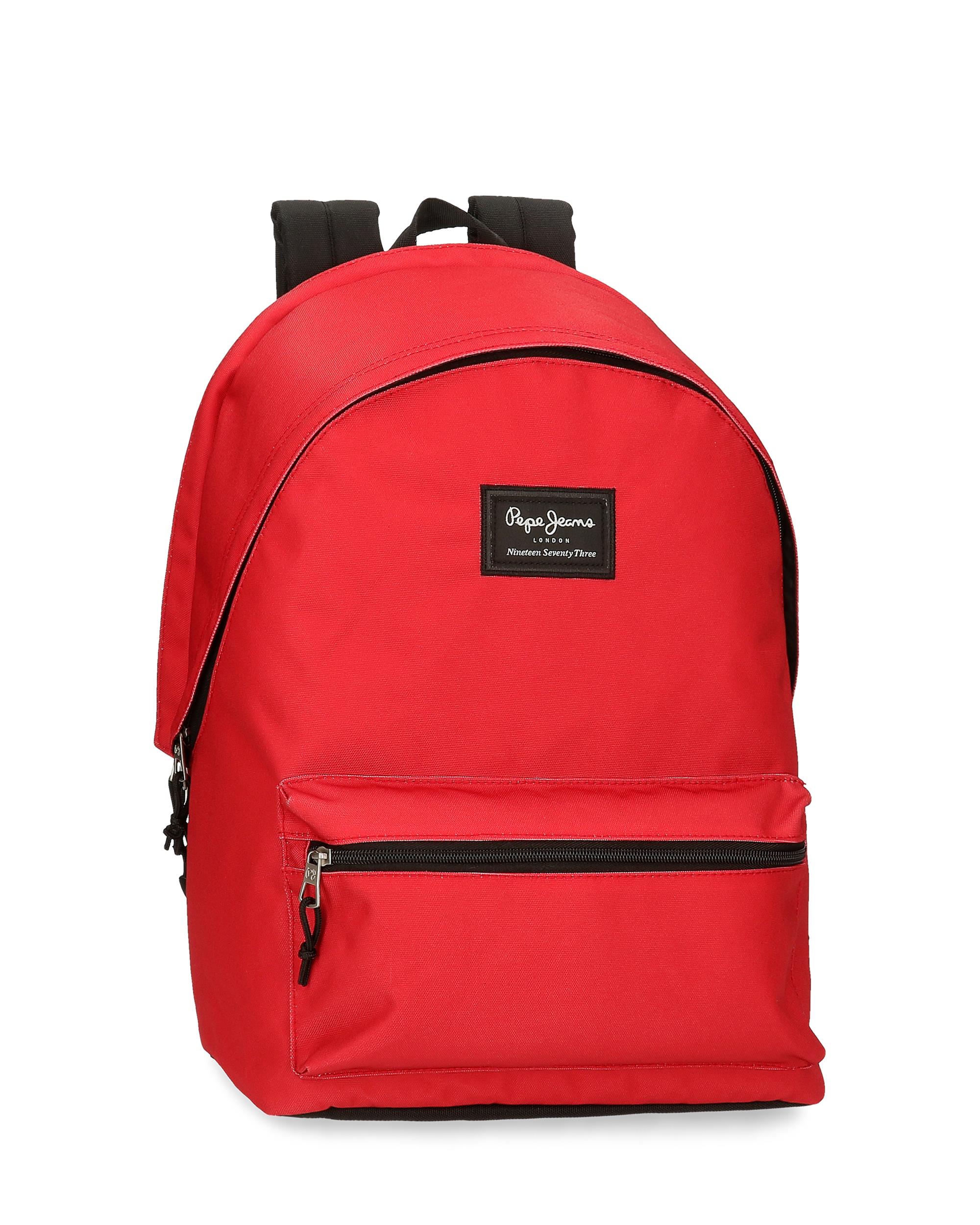 Imagem 0 de Mochila Pepe Jeans Aris Colorful com Compartimento para Portátil - Vermelho