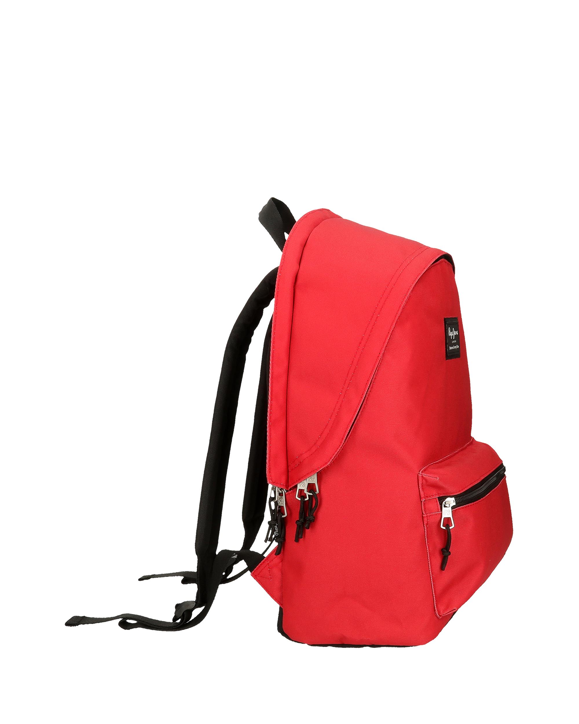 Mochila Pepe Jeans Aris Colorful Portaordenador de Dois Compartimentos em Vermelho Vermelho-2