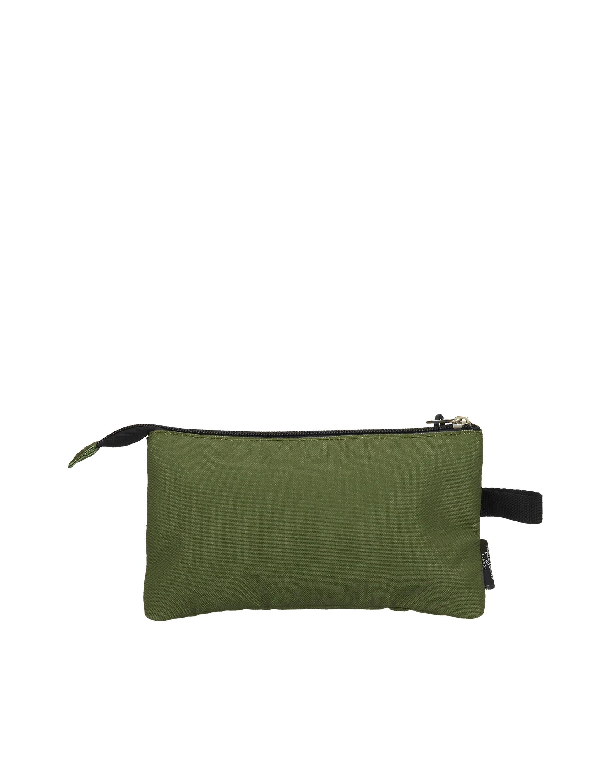 Estojo Pepe Jeans Aris Colorful Três Compartimentos em Verde-escuro Verde-3