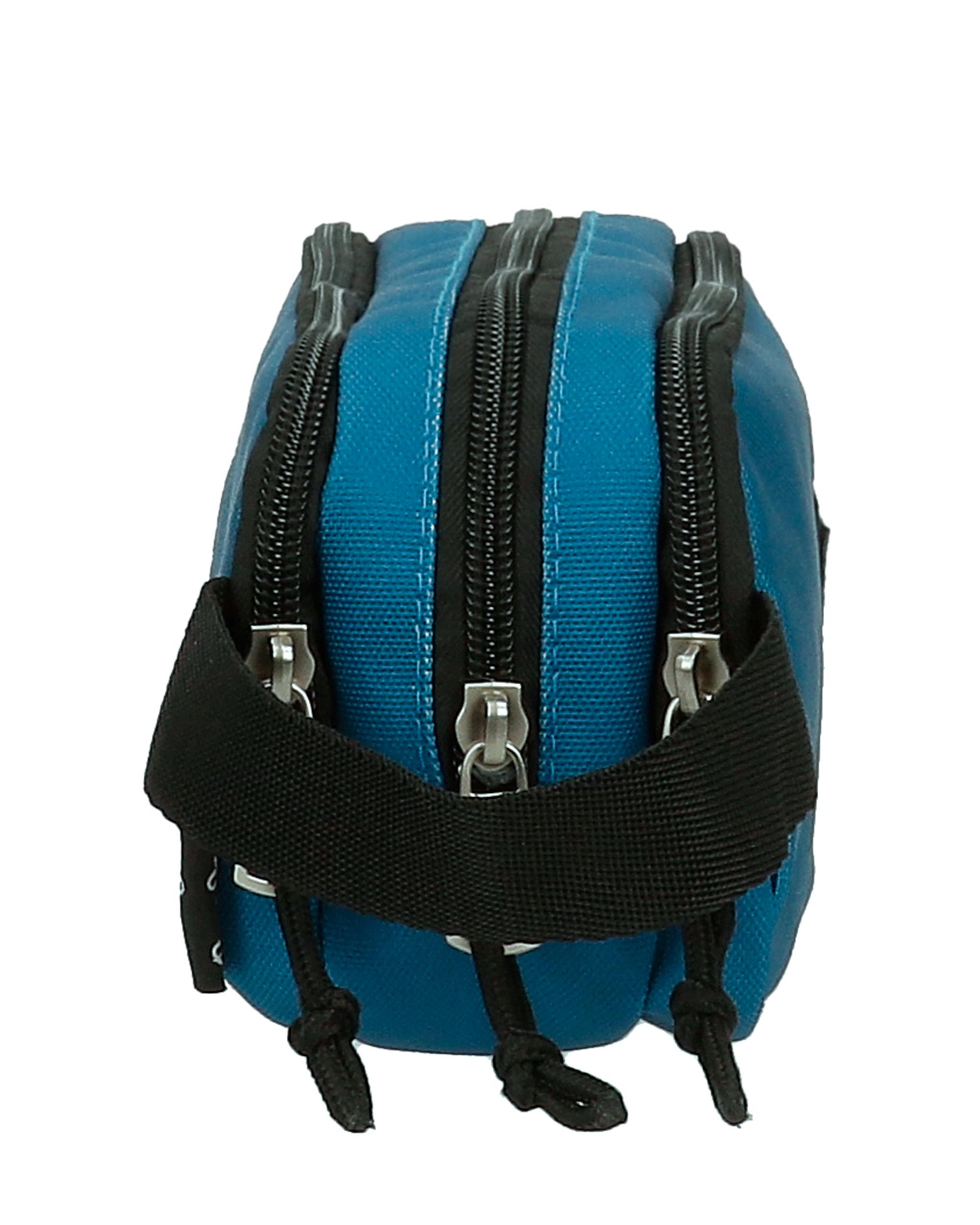 Estojo Pepe Jeans Aris Evergreen Três Compartimentos Azul Azul-2