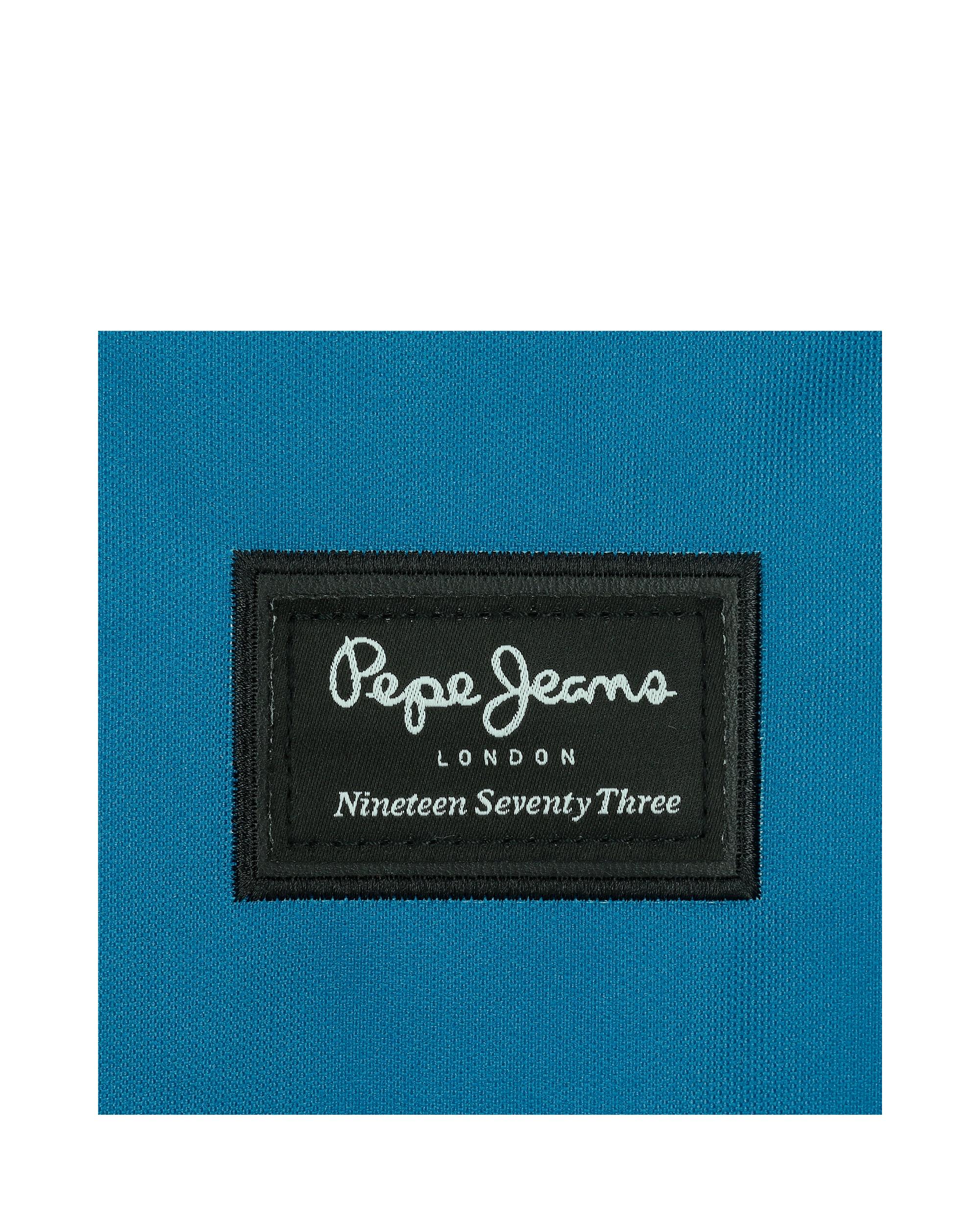 Estojo Pepe Jeans Aris Evergreen Três Compartimentos Azul Azul-5