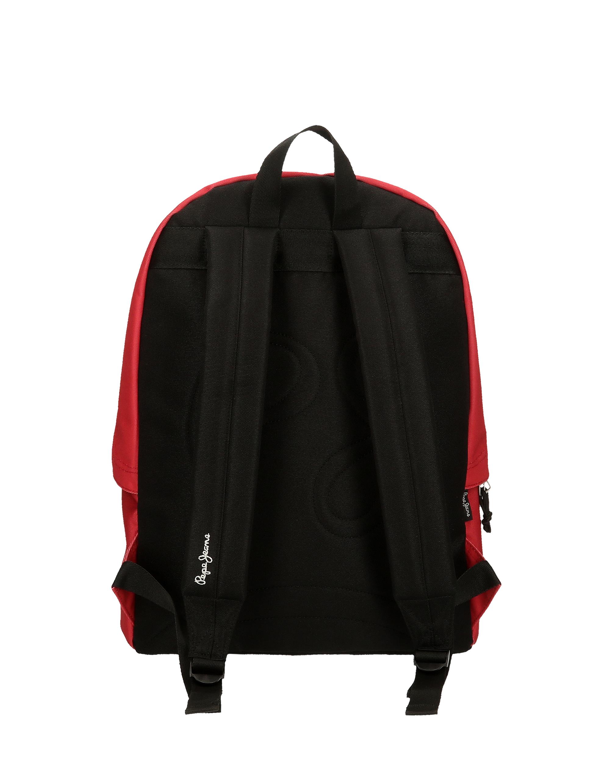Mochila Pepe Jeans Aris + Estojo Escolar em Vermelho Vermelho-3