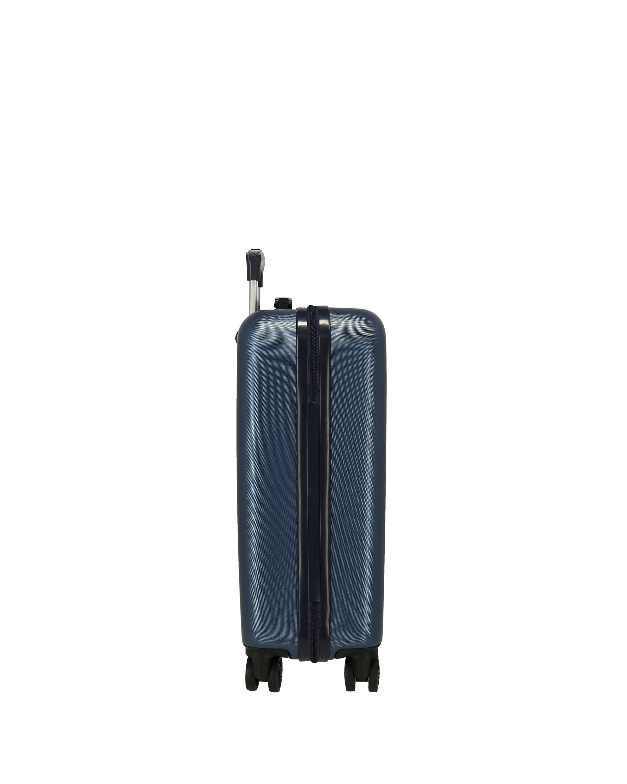 Mala de Cabine Leslie Rígida com Capacidade de 35l Azul-marinho-4