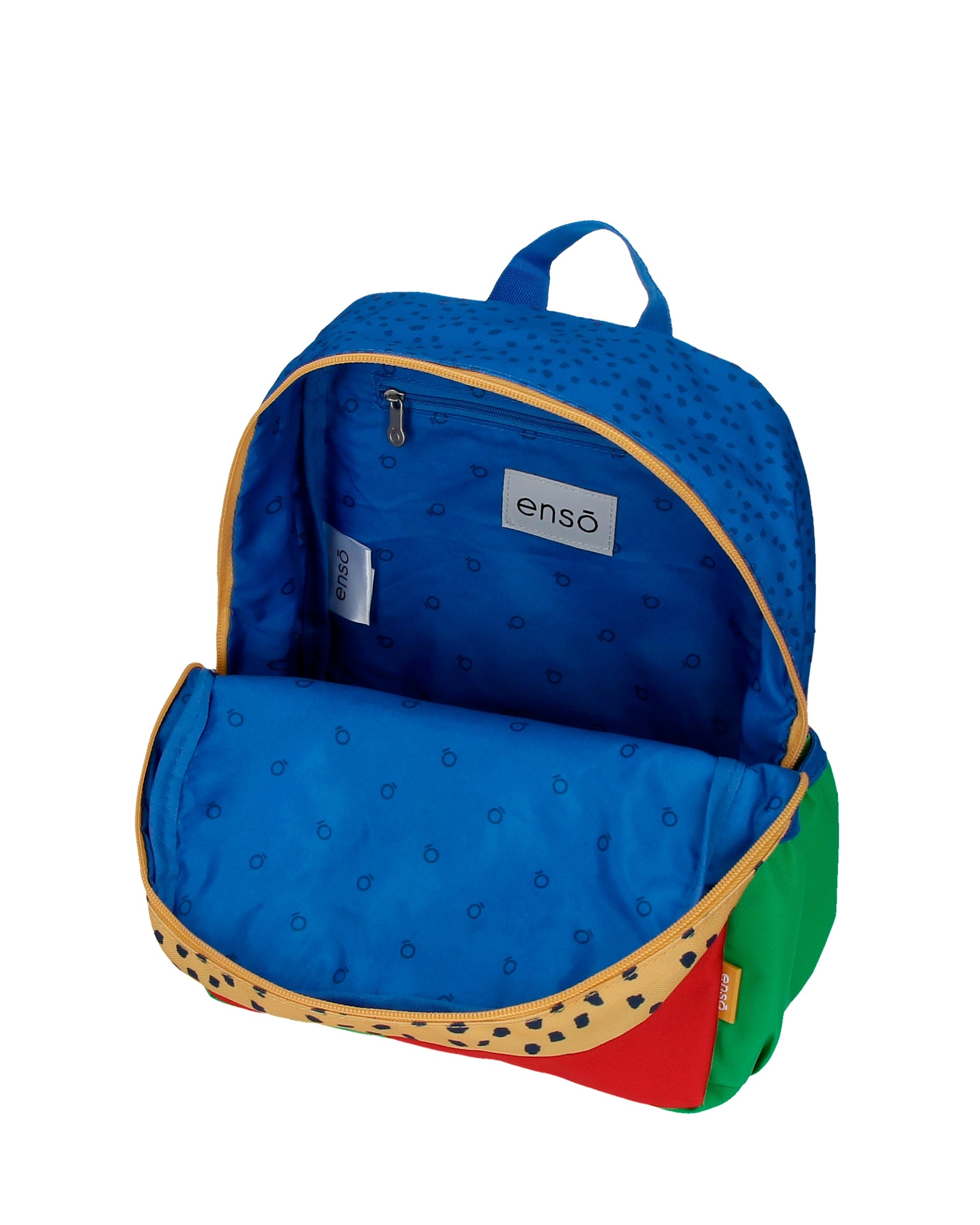 Mochila Infantil Enso Jungle Club Escolar Multicolor-4