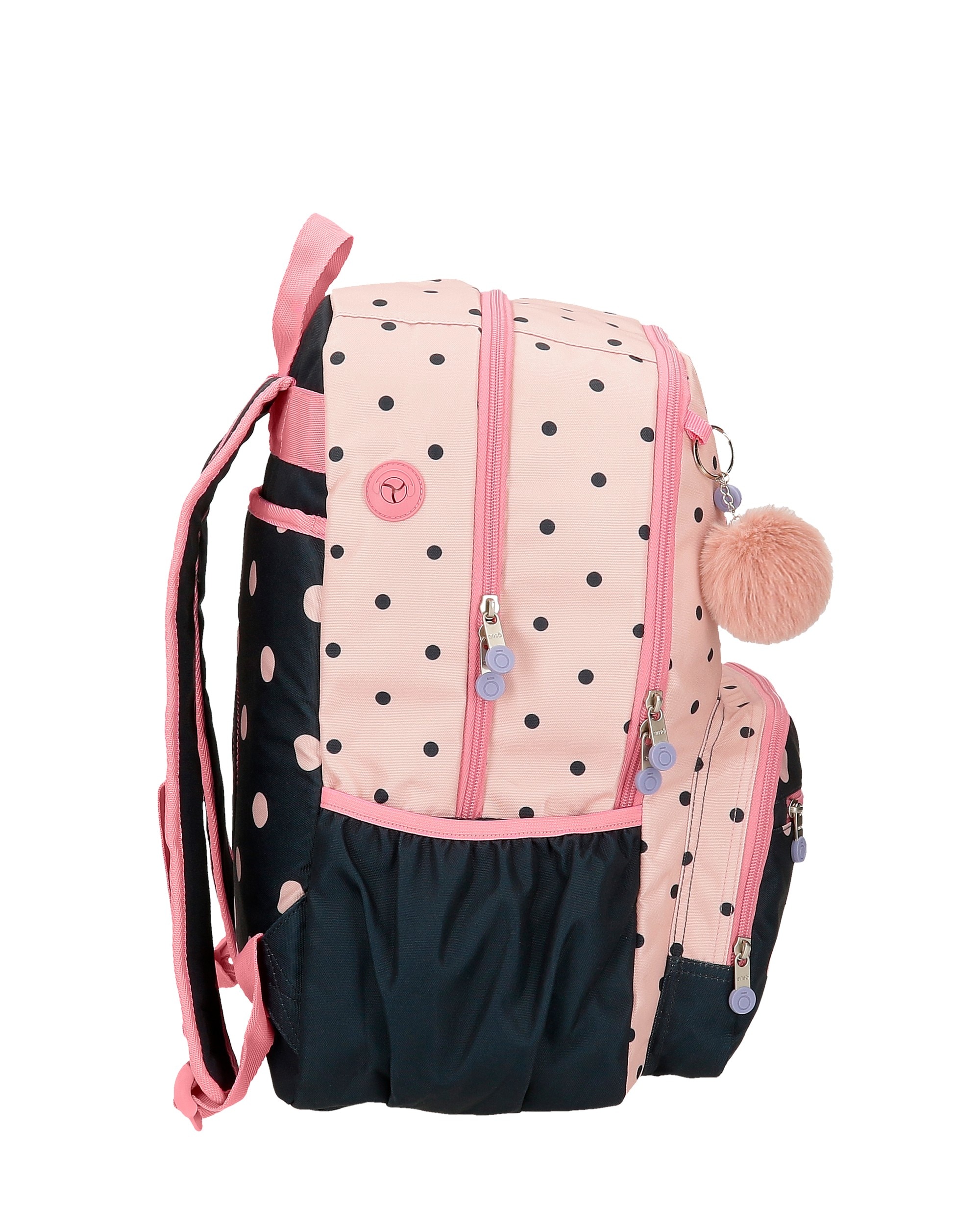 Mochila Infantil Enso Friends Together Adaptável com Dois Compartimentos Rosa-2