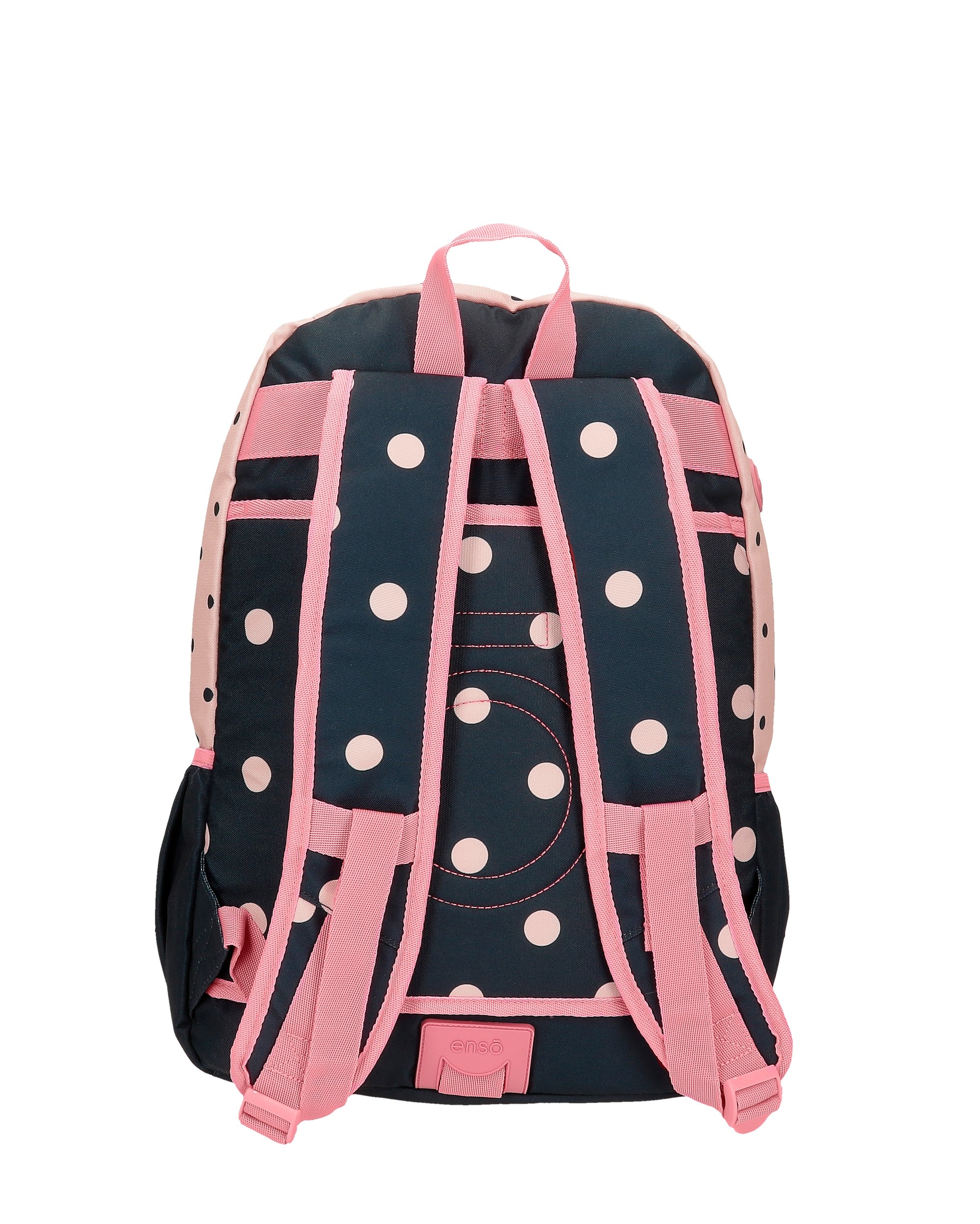 Mochila Infantil Enso Friends Together Adaptável com Dois Compartimentos Rosa-3