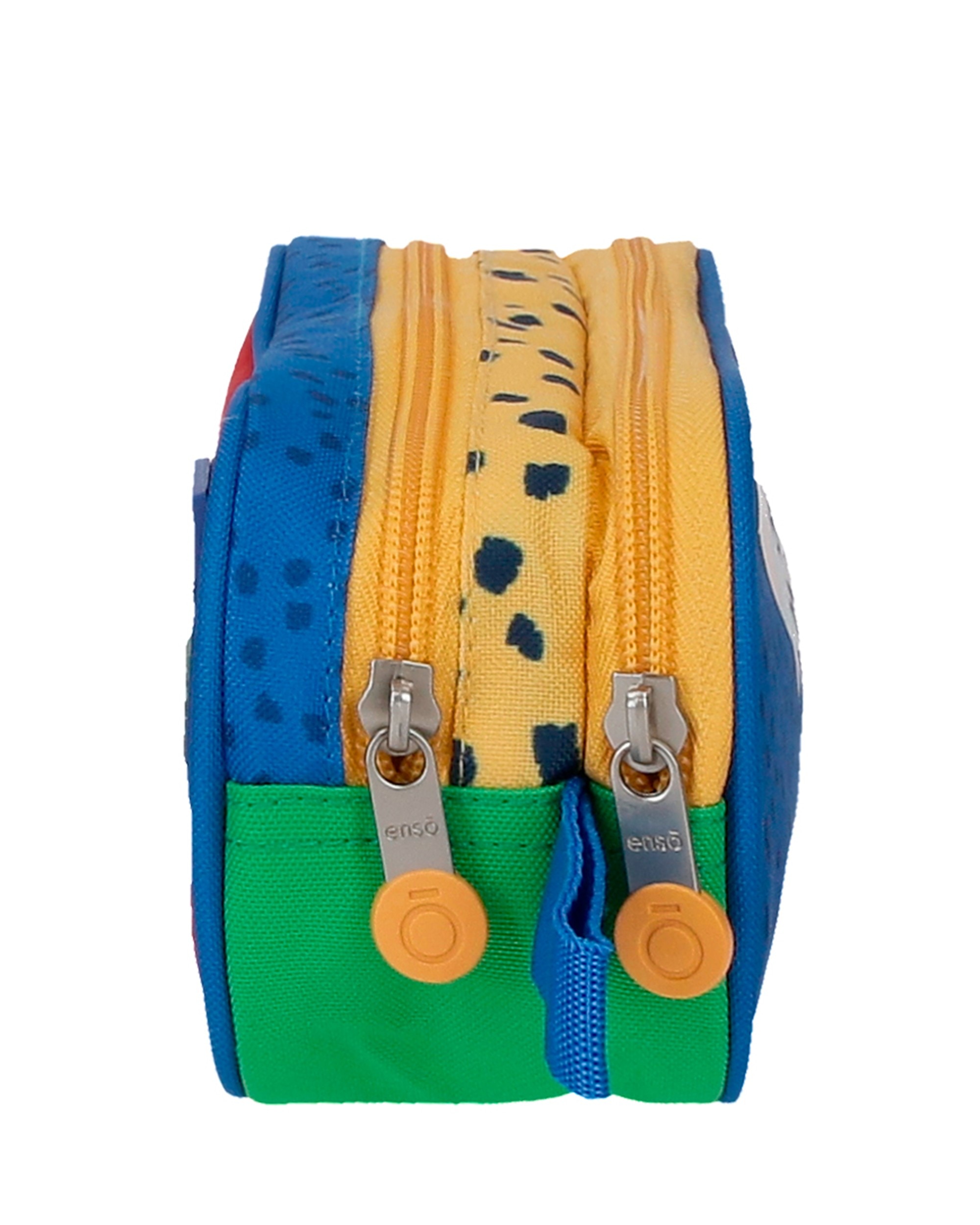 Portatudo Infantil Enso Jungle Club com Dois Compartimentos e Alça Lateral Multicolor-2