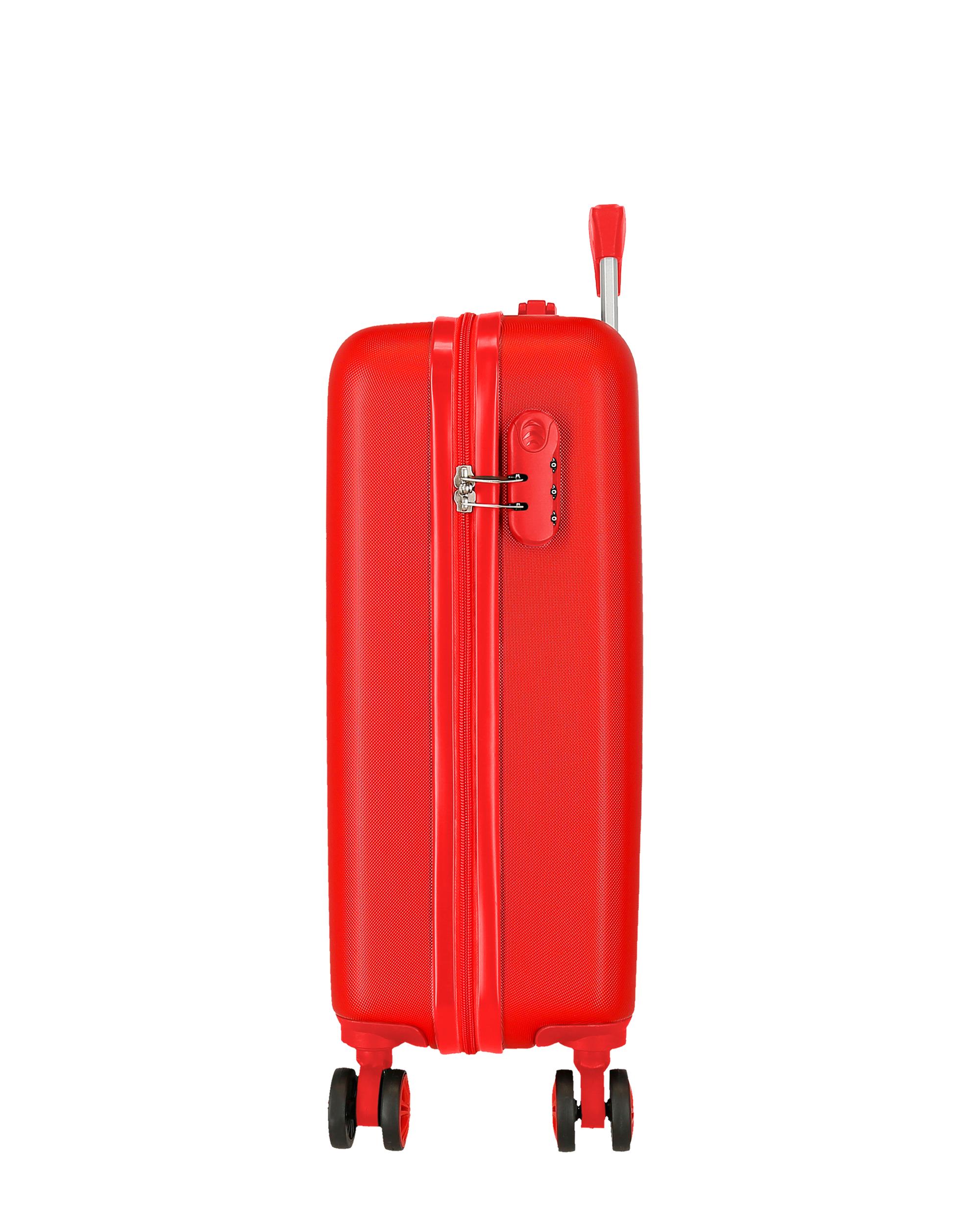 Mala de Cabine Spidy Go Rígida Vermelha com Capacidade de 34l Vermelho-2