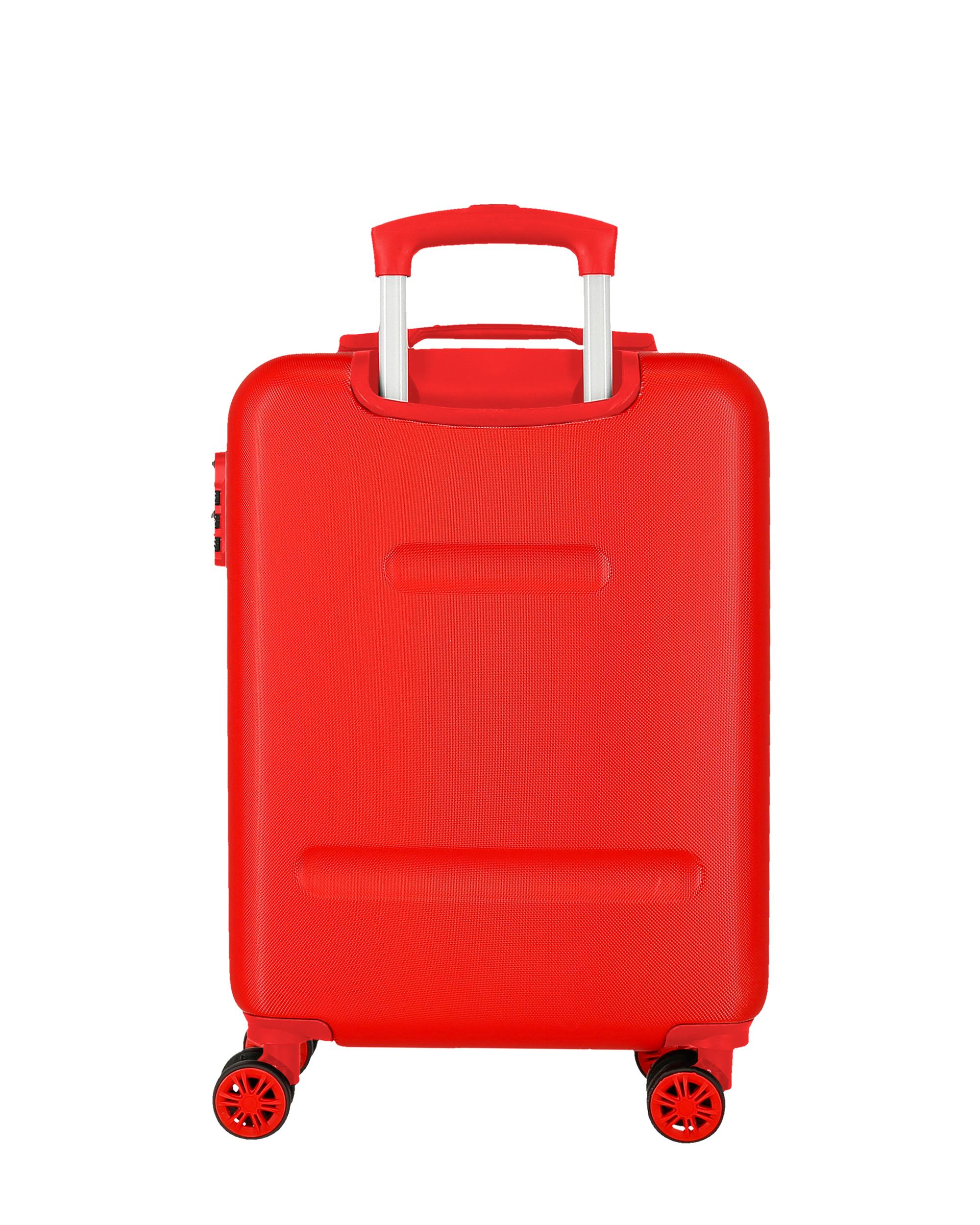 Mala de Cabine Spidy Go Rígida Vermelha com Capacidade de 34l Vermelho-3
