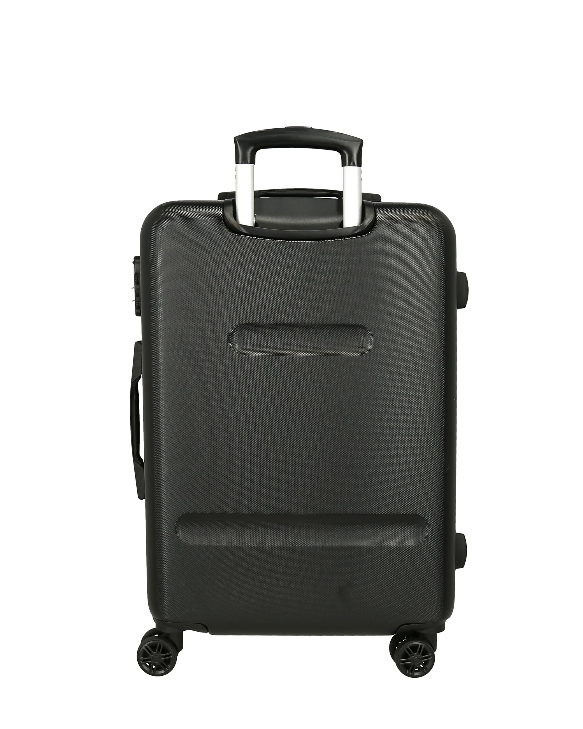 Conjunto de Malas (cabine e Média) Darren em Preto Rígidas com Capacidade de 90l Preto-3