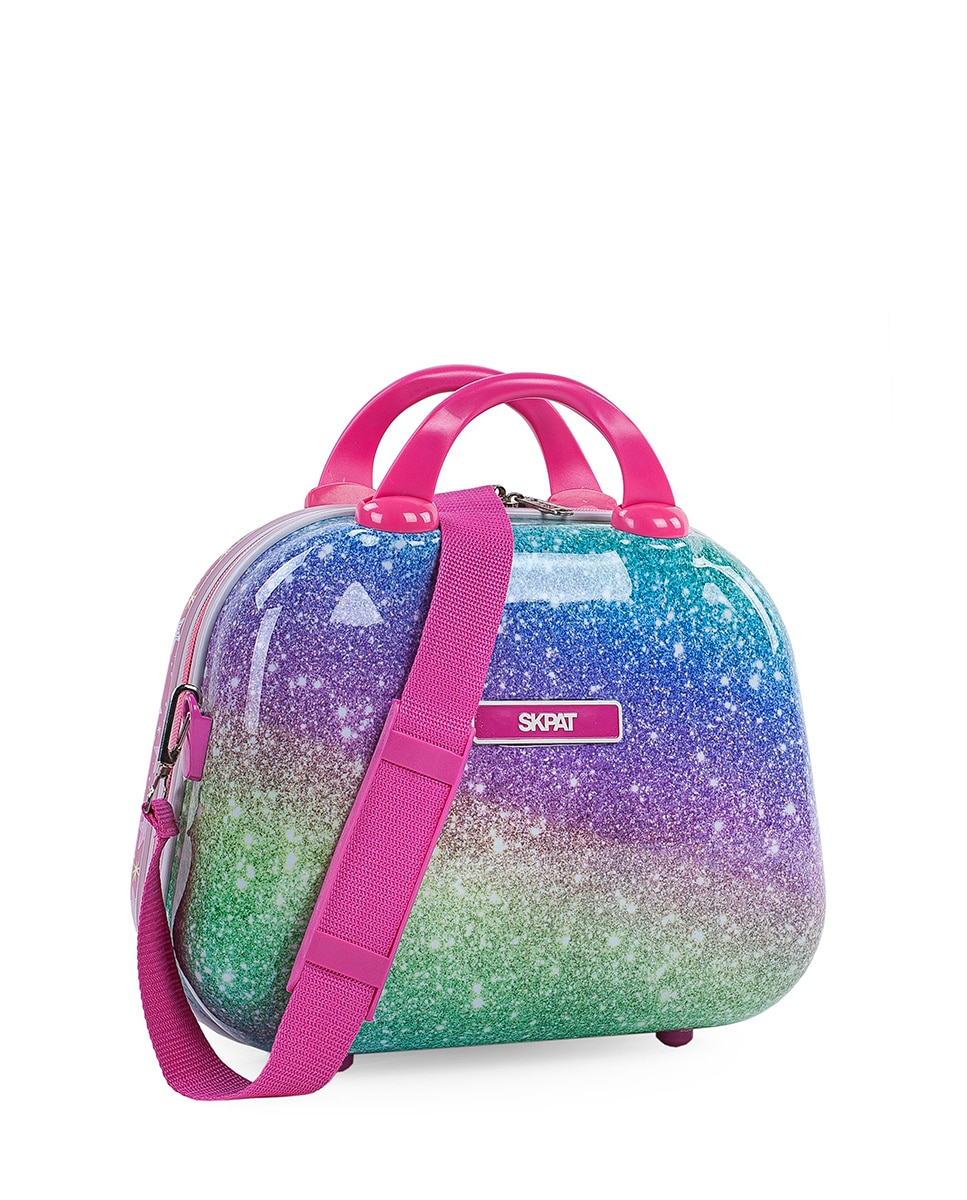 Conjunto de Mala de Cabine Infantil e Necessaire Shine Like a Star Rígido com Capacidade de 50 L Multicolor-2