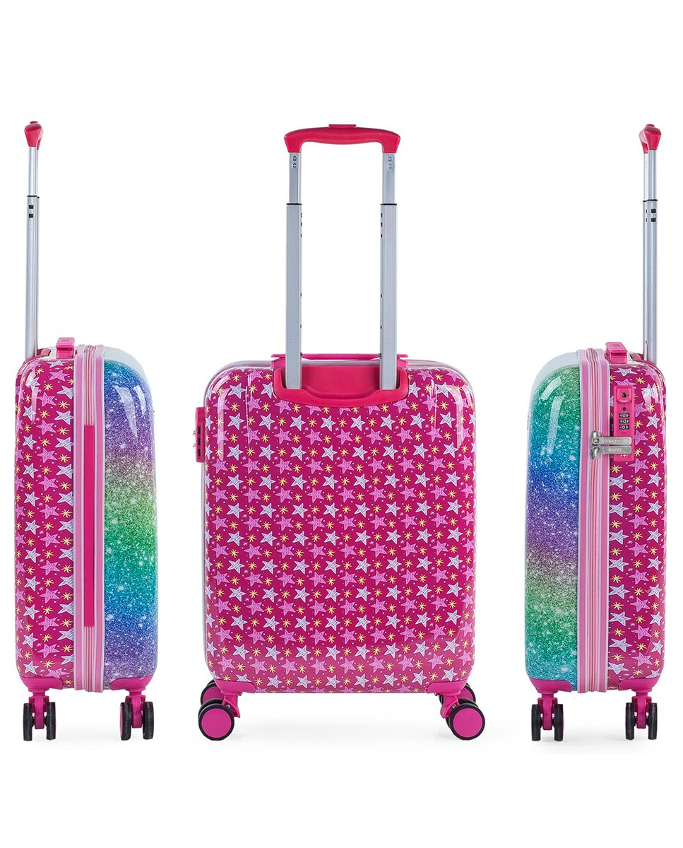 Conjunto de Mala de Cabine Infantil e Necessaire Shine Like a Star Rígido com Capacidade de 50 L Multicolor-3