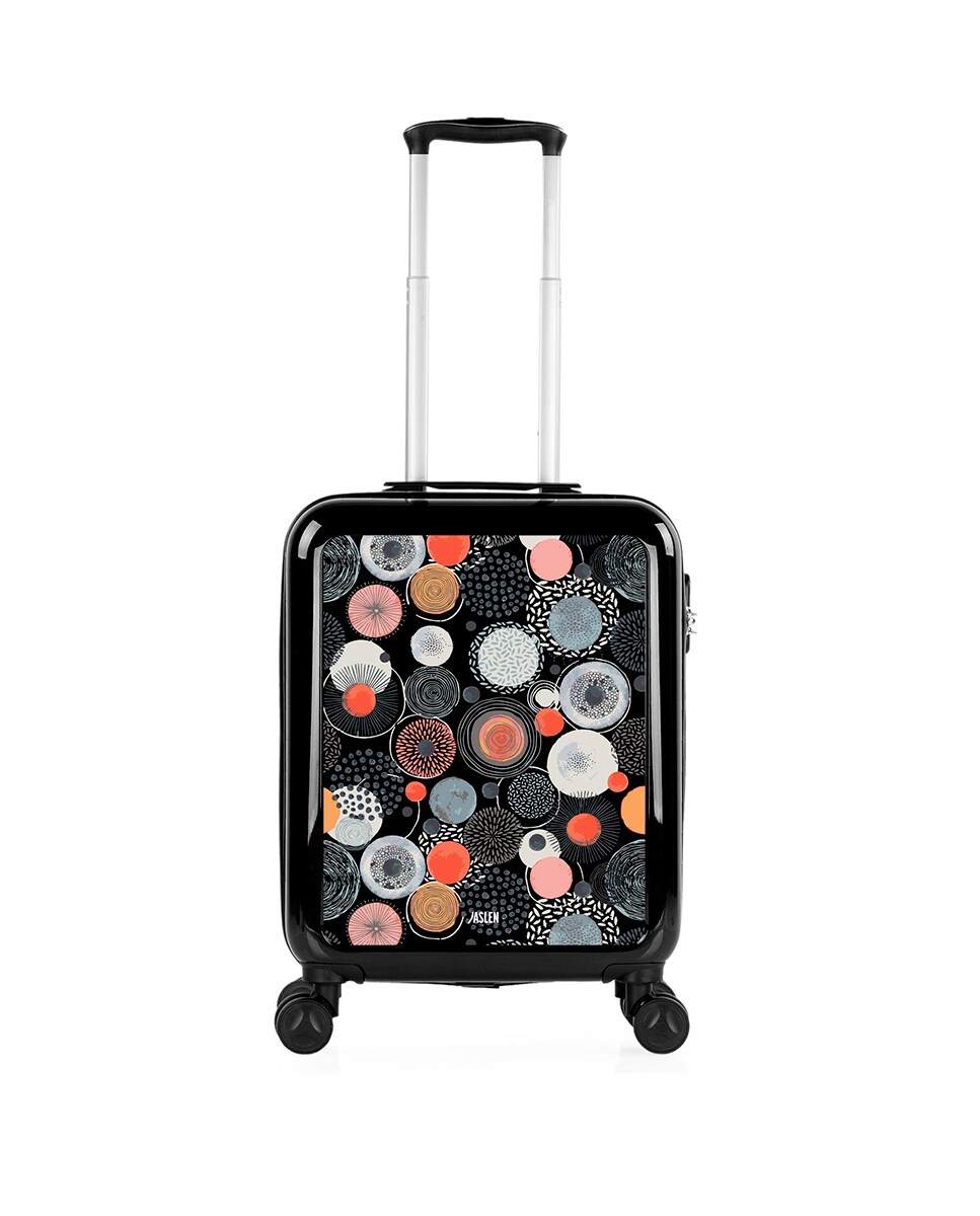 Mala de Cabine Spring Rígida com Capacidade de 40 L Preto-1