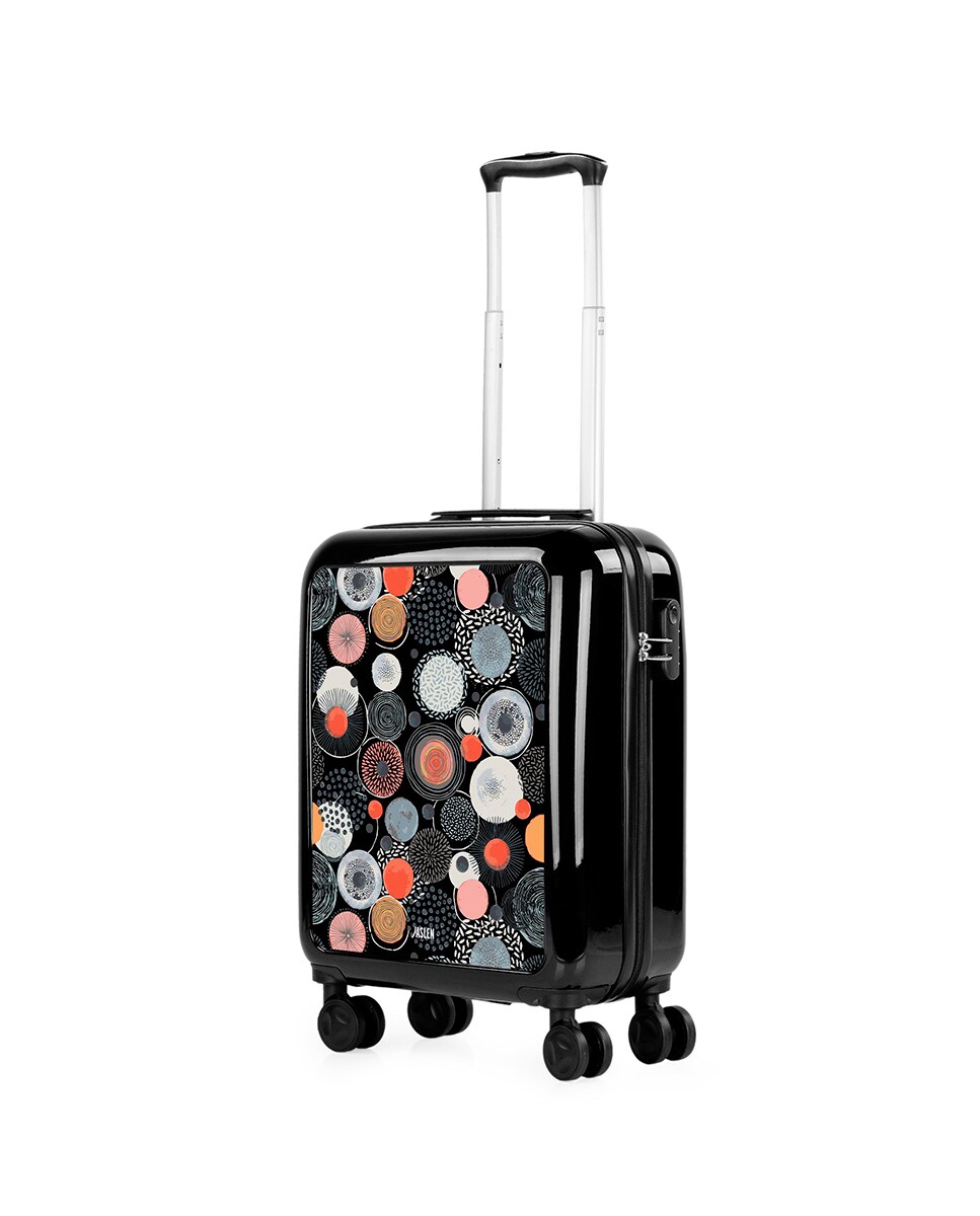 Mala de Cabine Spring Rígida com Capacidade de 40 L Preto-2