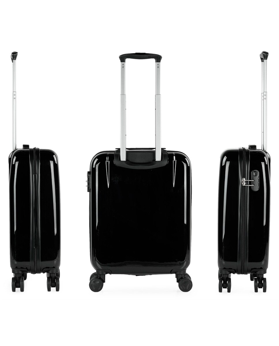 Mala de Cabine Spring Rígida com Capacidade de 40 L Preto-5