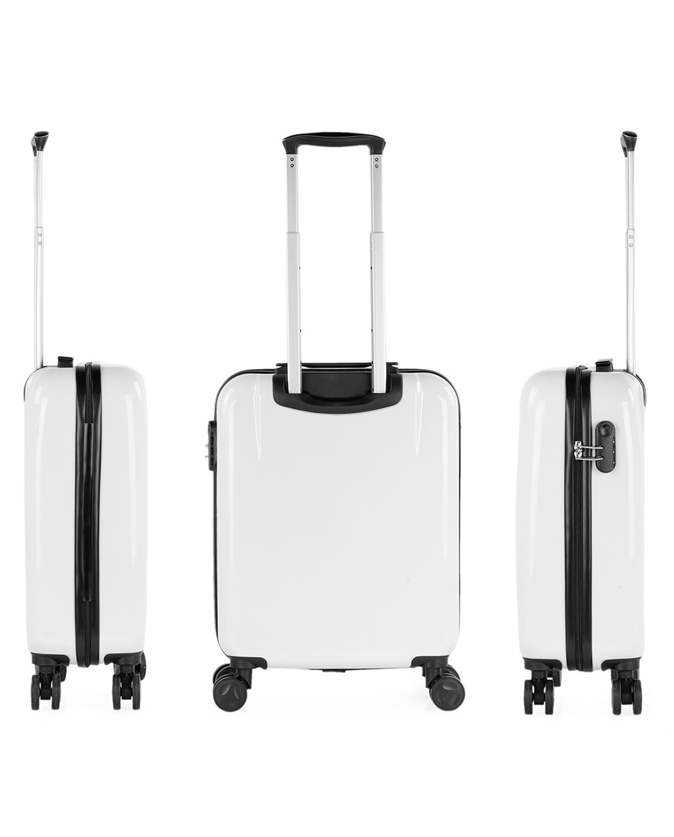 Mala de Cabine Spring Rígida com Capacidade de 40 L Rosa-5
