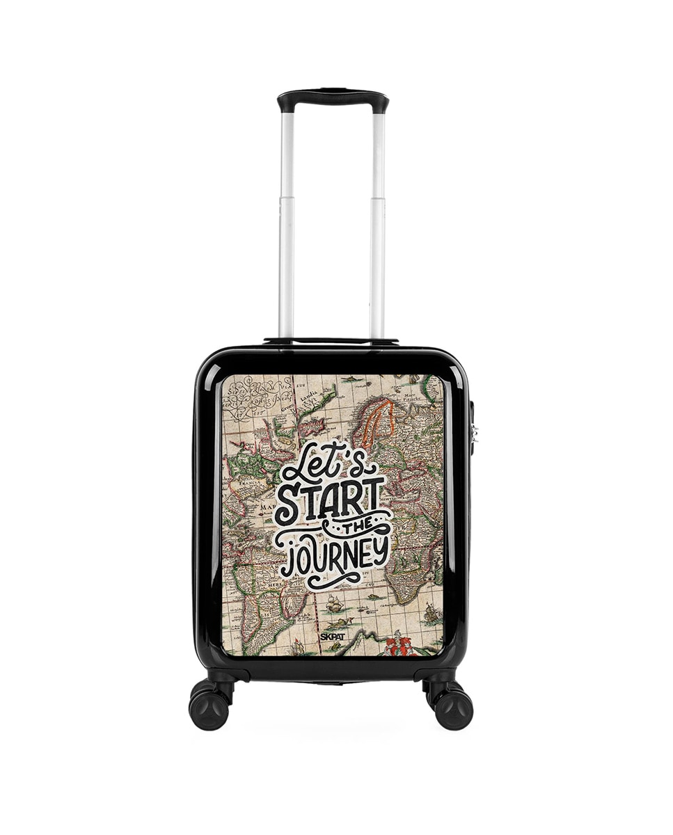 Mala Pequena Summer em Preto-journey Rígida de Policarbonato com Capacidade 40 L Preto-1