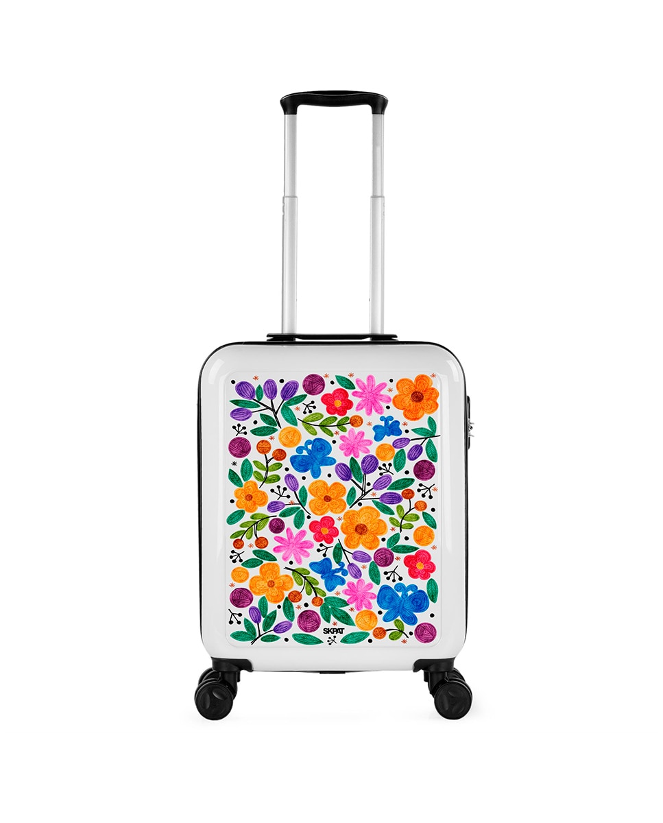 Imagem 0 de Mala Pequena Summer em Branco-spring Rígida de Policarbonato com Capacidade 40 L