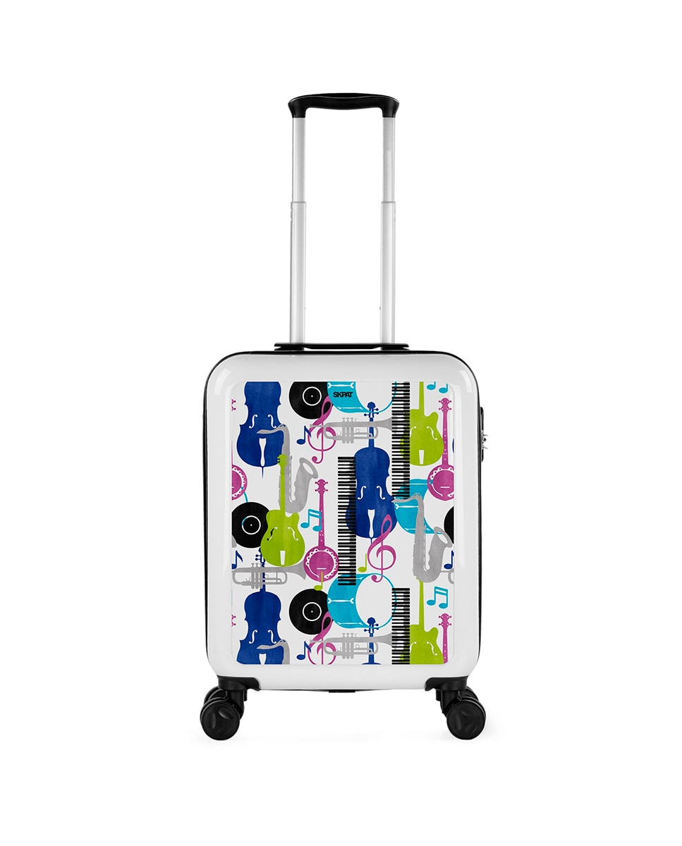 Mala de Cabine Summer Rígida com Capacidade 40 L Branco-1