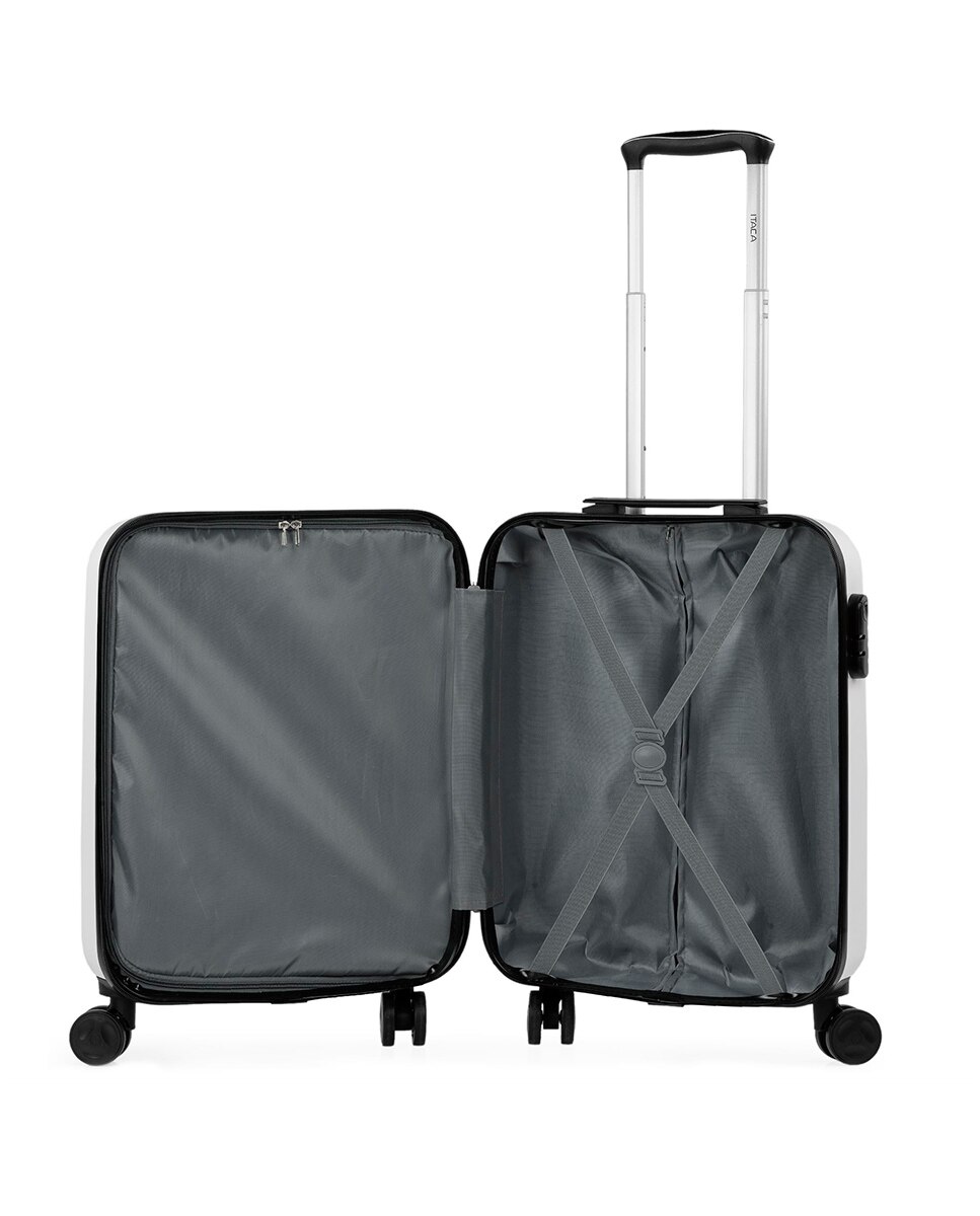 Mala de Cabine Summer Rígida com Capacidade 40 L Branco-6