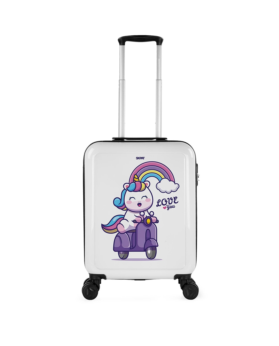 Mala de Cabine Summer Rígida com Capacidade 40 L Branco-1