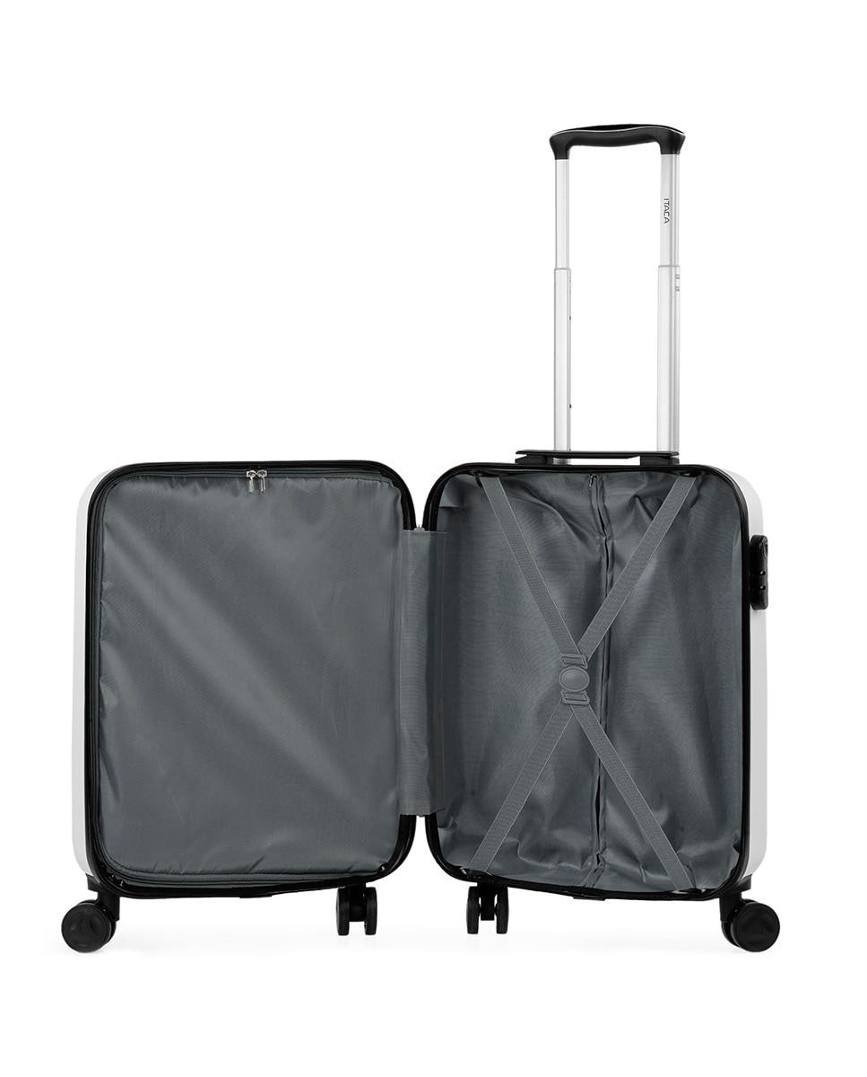 Mala de Cabine Summer Rígida com Capacidade 40 L Branco-6